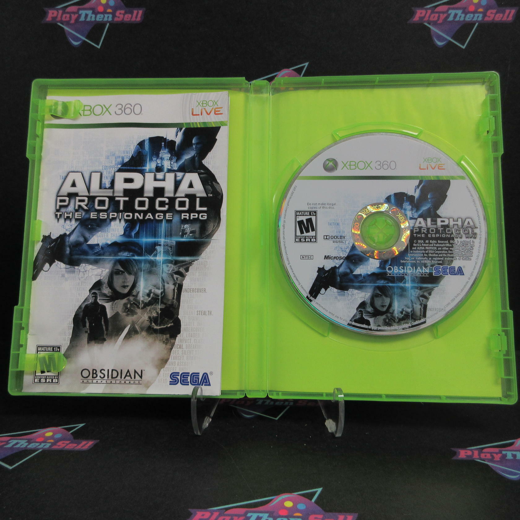 Alpha Protocol The Espionage RPG Xbox 360 AD Complete CIB - Very Good