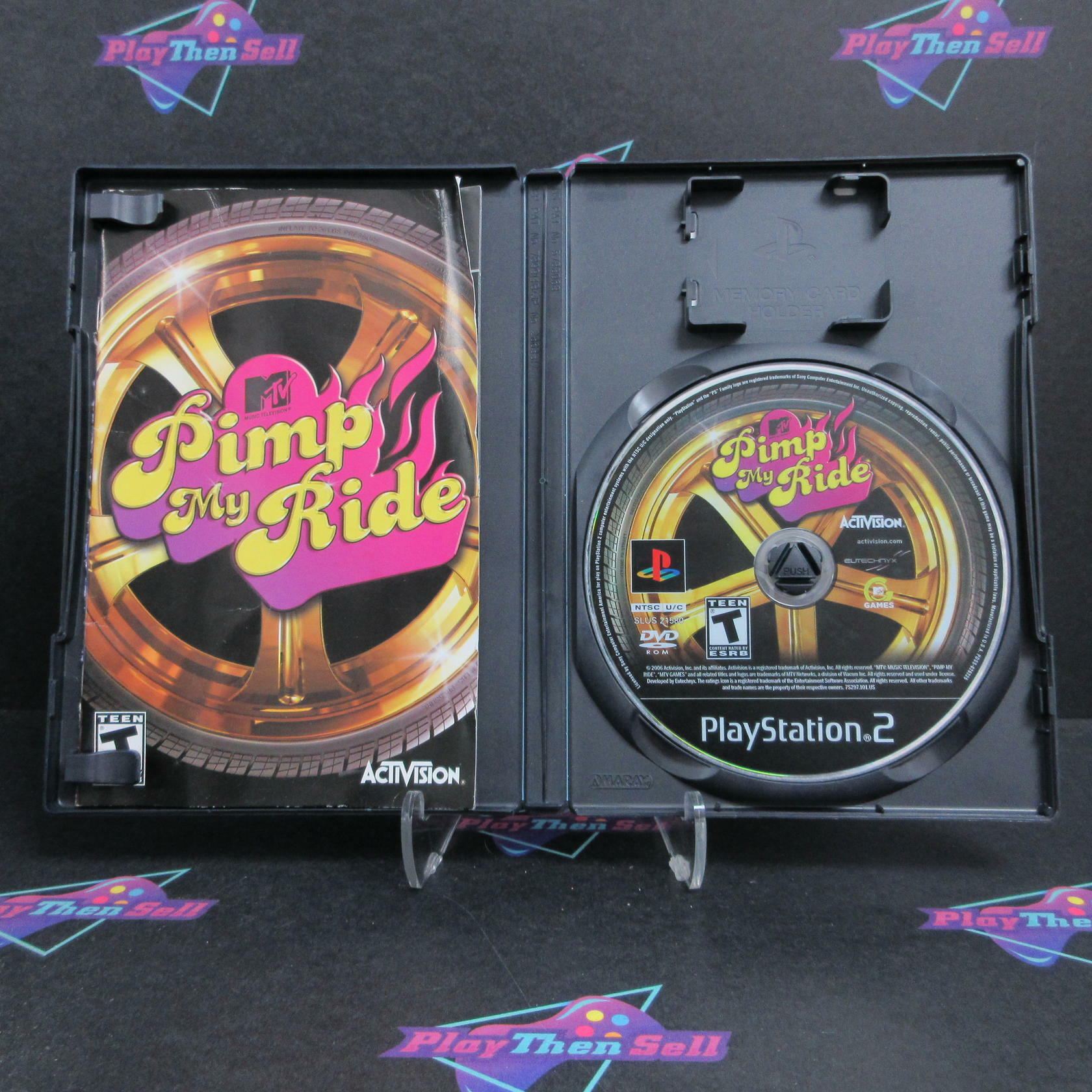 Pimp My Ride PS2 PlayStation 2 AD/MD + Reg Card Complete CIB - Very Good