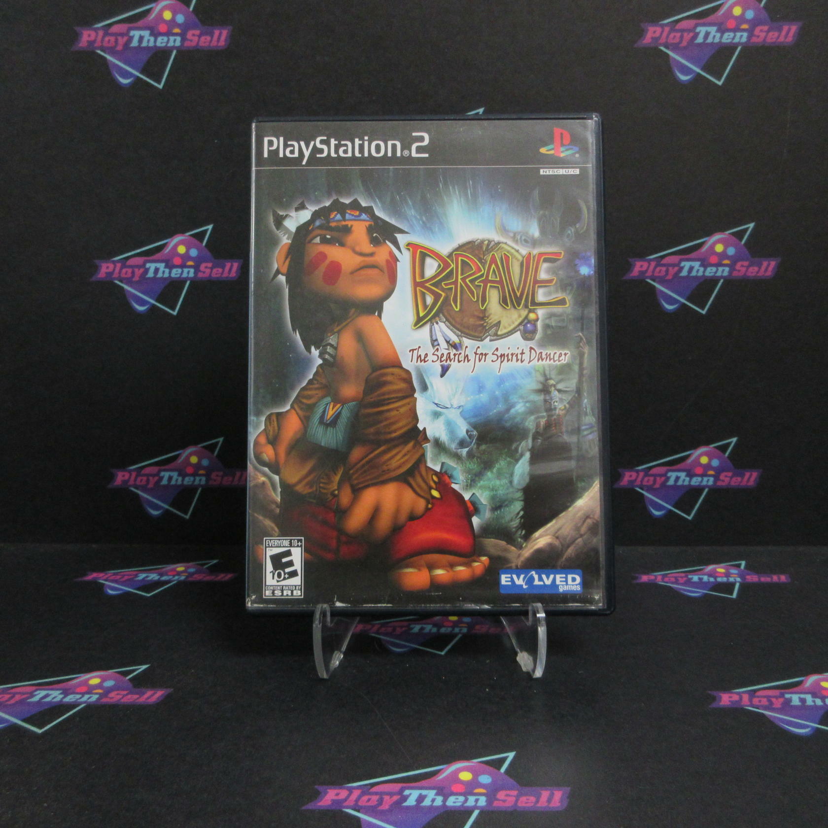 Brave The Search for Spirit Dancer PS2 PlayStation 2 AD/DD/NM - Very Good