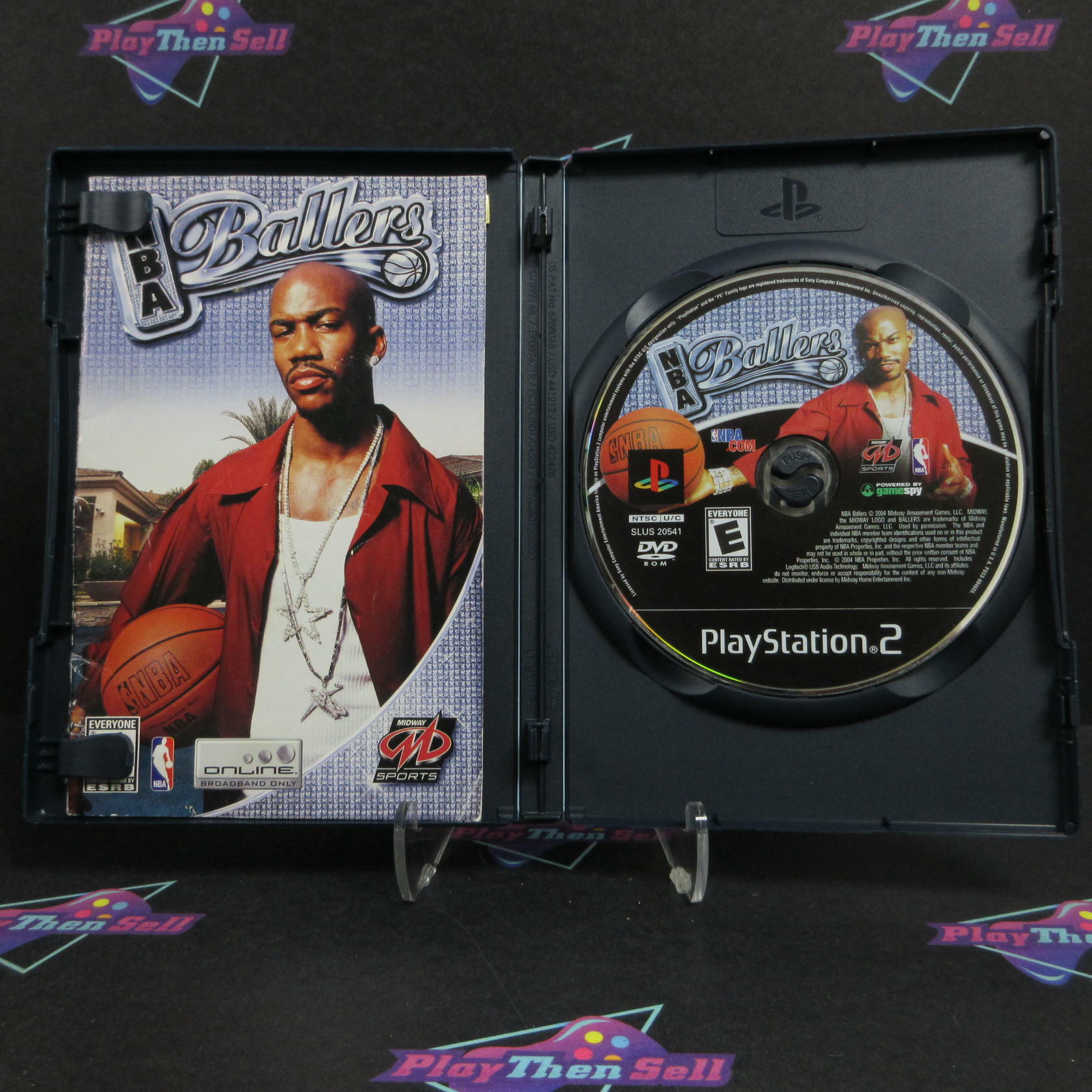 NBA Ballers PS2 PlayStation 2 + Soundtrack Complete - Excellent