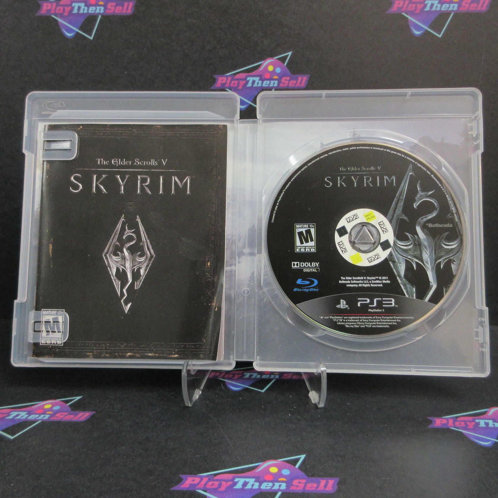 Elder Scrolls V Skyrim PS3 PlayStation 3 DD/MD Complete - Very Good
