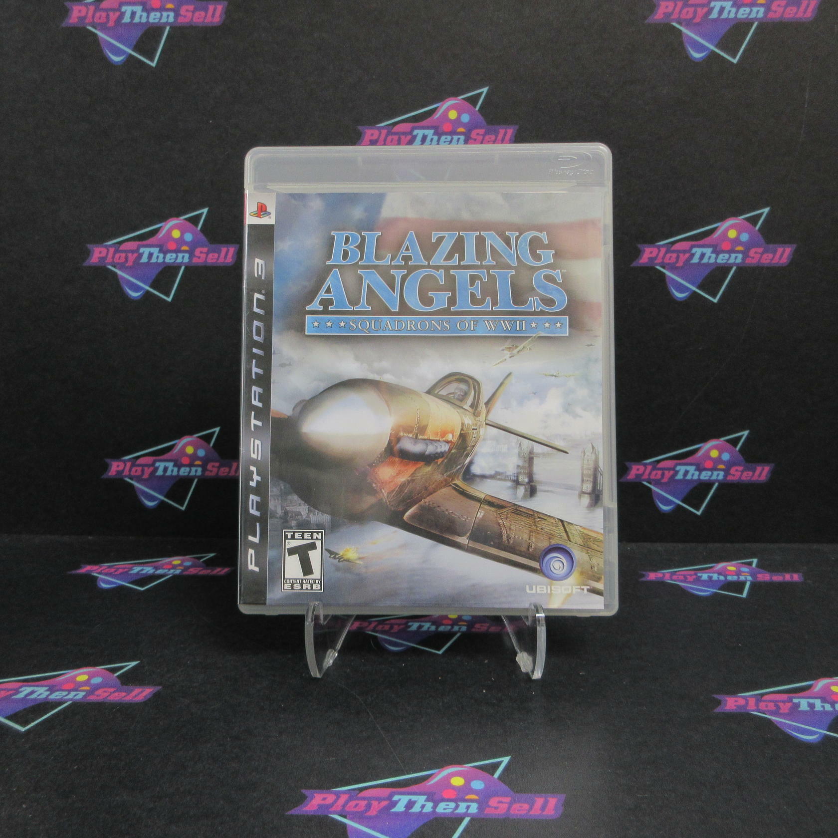 Blazing Angels Squadrons of WWII PS3 PlayStation 3 AD Complete CIB - Very Good