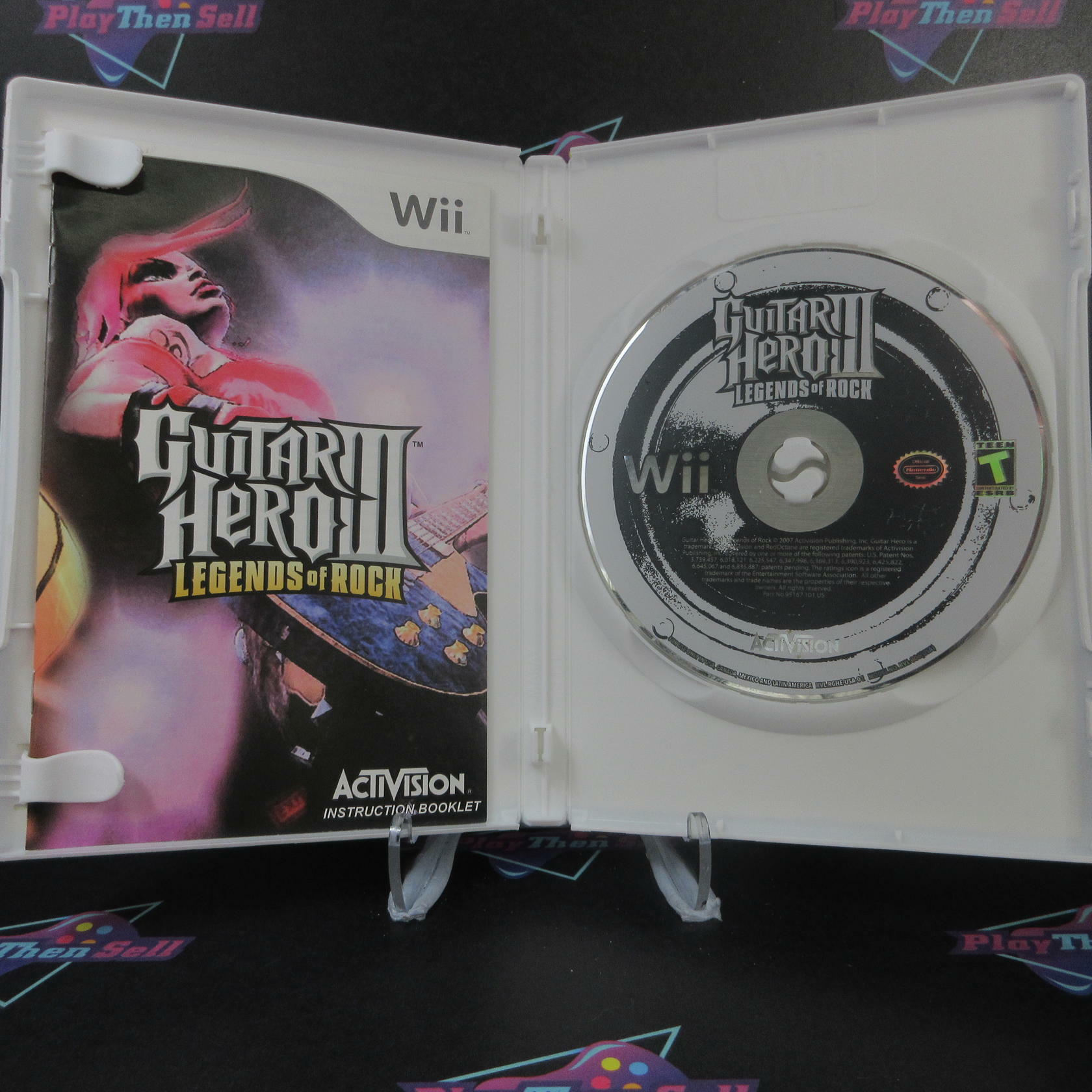 Guitar Hero III Legends of Rock Nintendo Wii AD/DD Complete CIB - Very Good