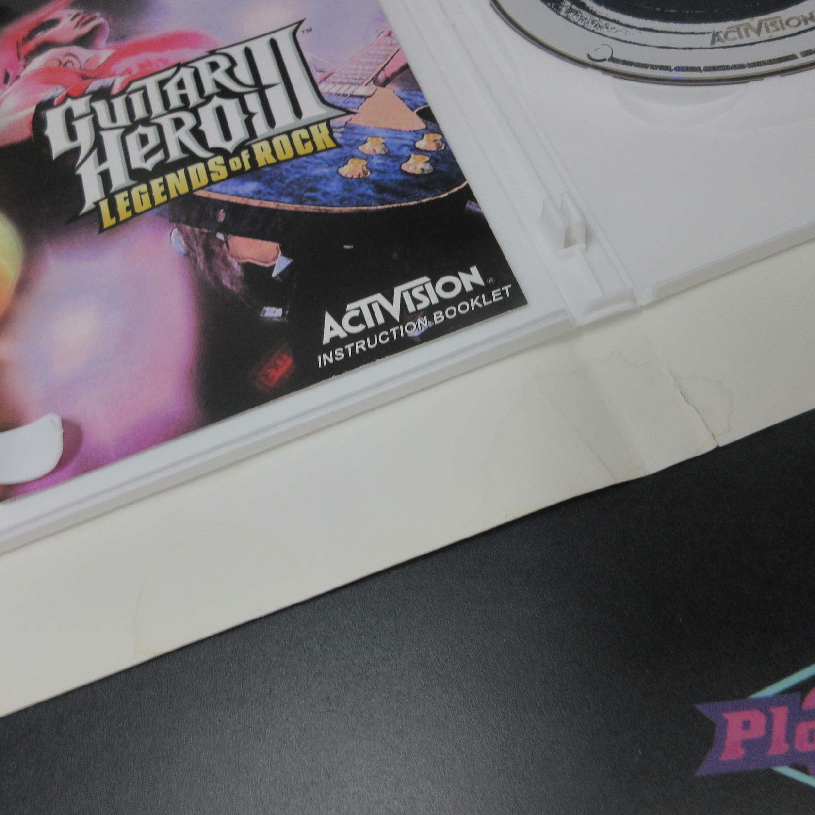 Guitar Hero III Legends of Rock Nintendo Wii AD/DD Complete CIB - Very Good