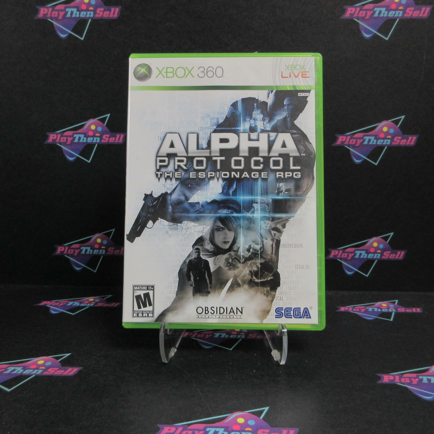 Alpha Protocol The Espionage RPG Xbox 360 AD Complete CIB - Very Good