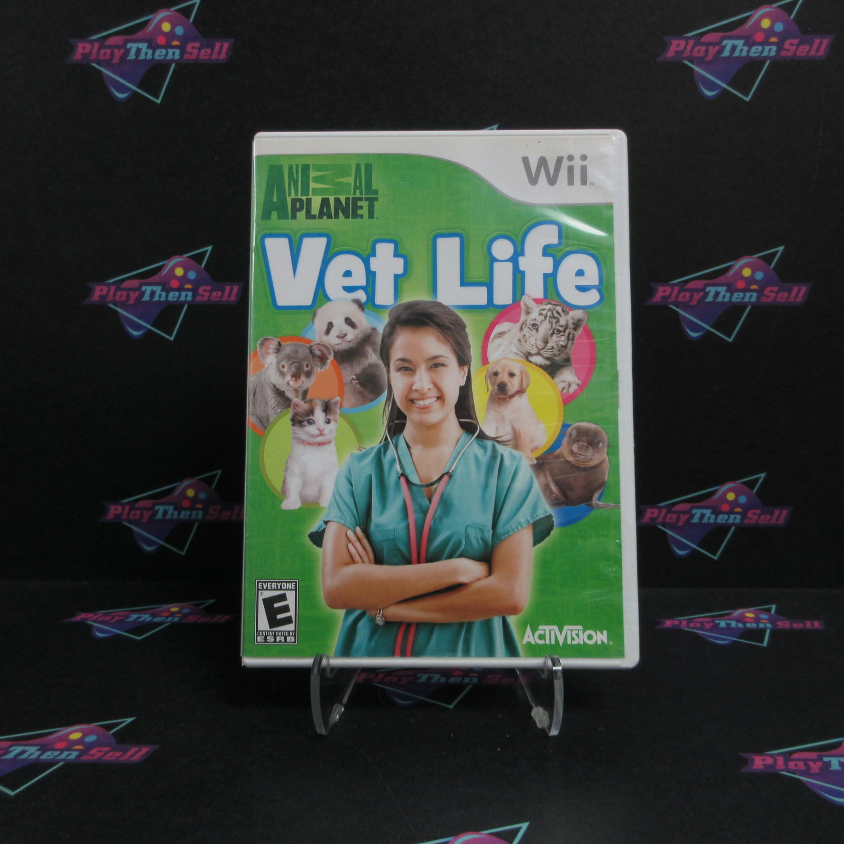 Animal Planet Vet Life Nintendo Wii AD Complete CIB - Very Good