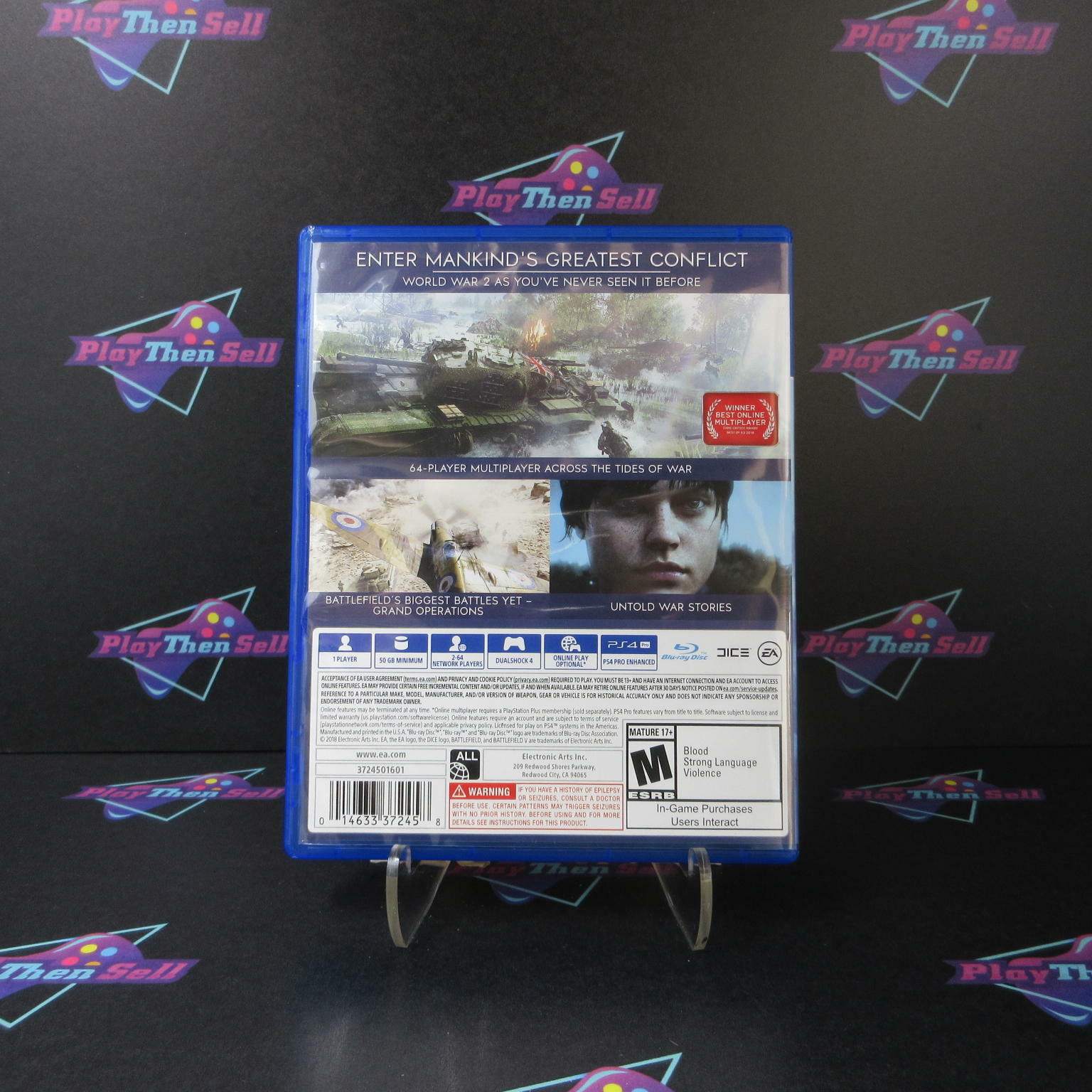 Battlefield V 5 PS4 PlayStation 4 Complete - Excellent