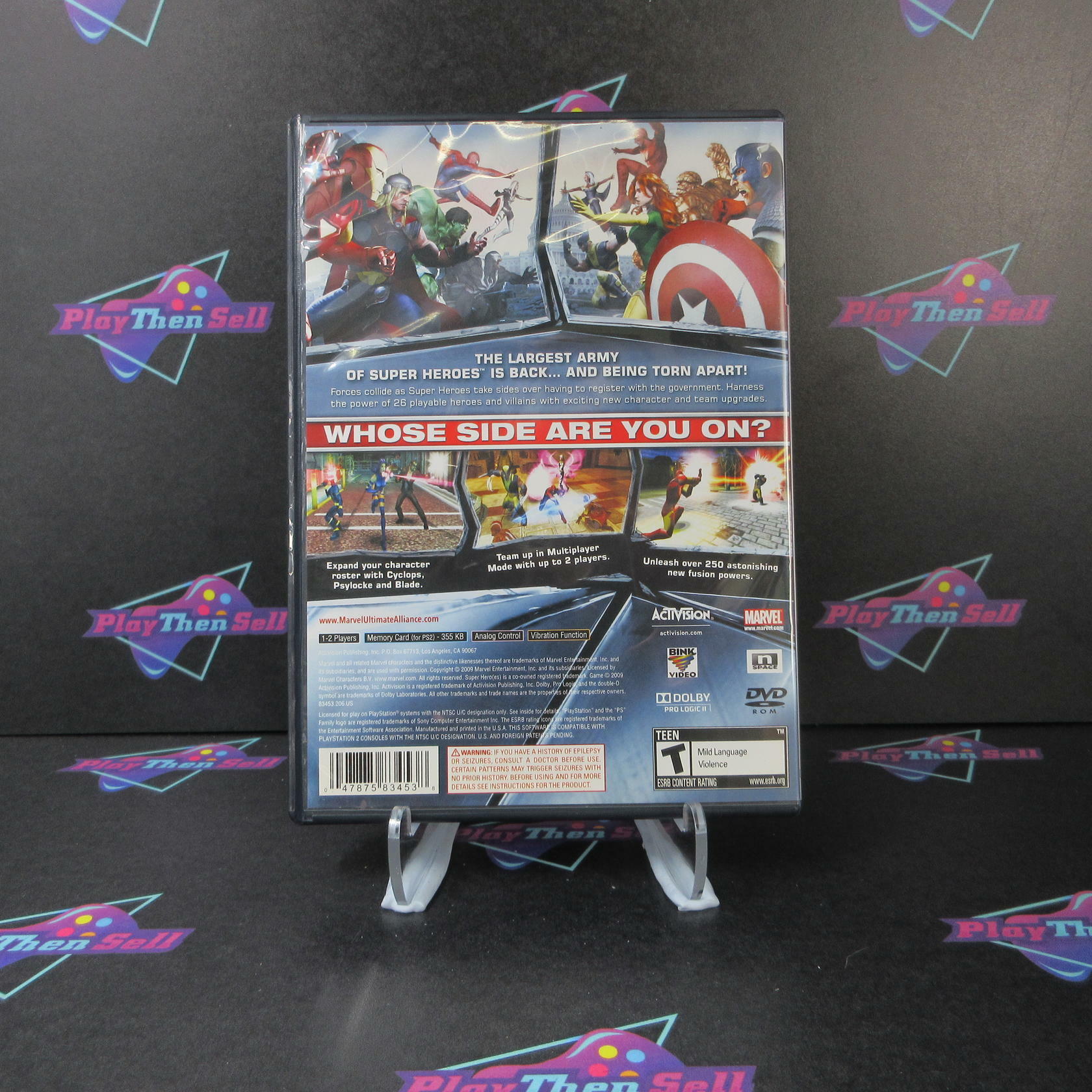 Marvel Ultimate Alliance 2 PS2 PlayStation 2 Complete - Excellent