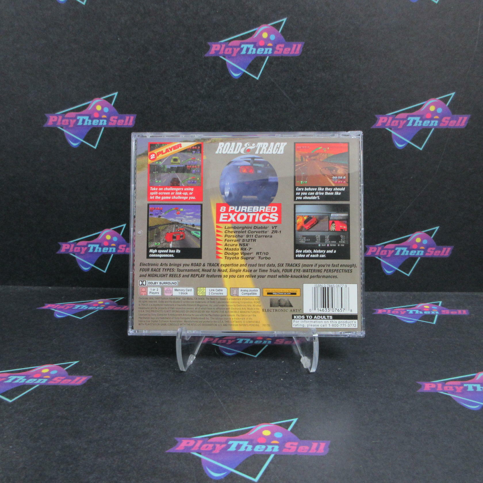 The Need for Speed PS1 PlayStation 1 Complete - Excellent