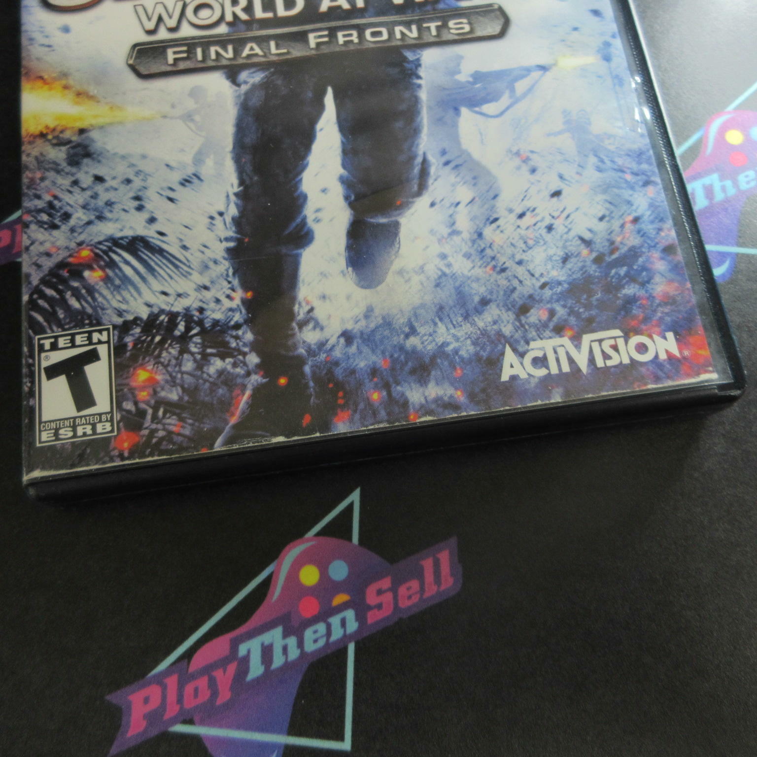 Call of Duty World at War Final Fronts PS2 PlayStation 2 AD/NM - Very Good