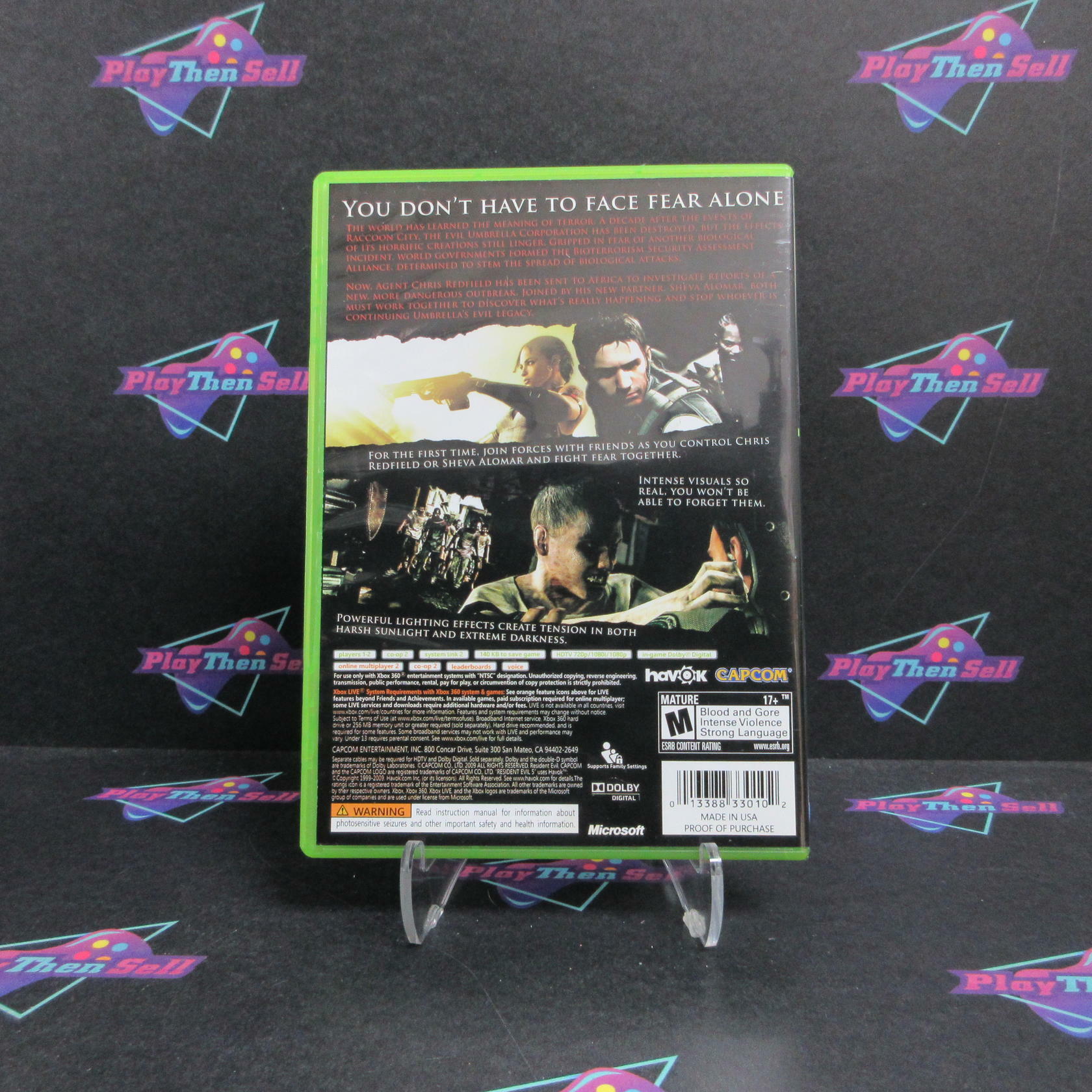 Resident Evil 5 Xbox 360 PH Complete - Excellent