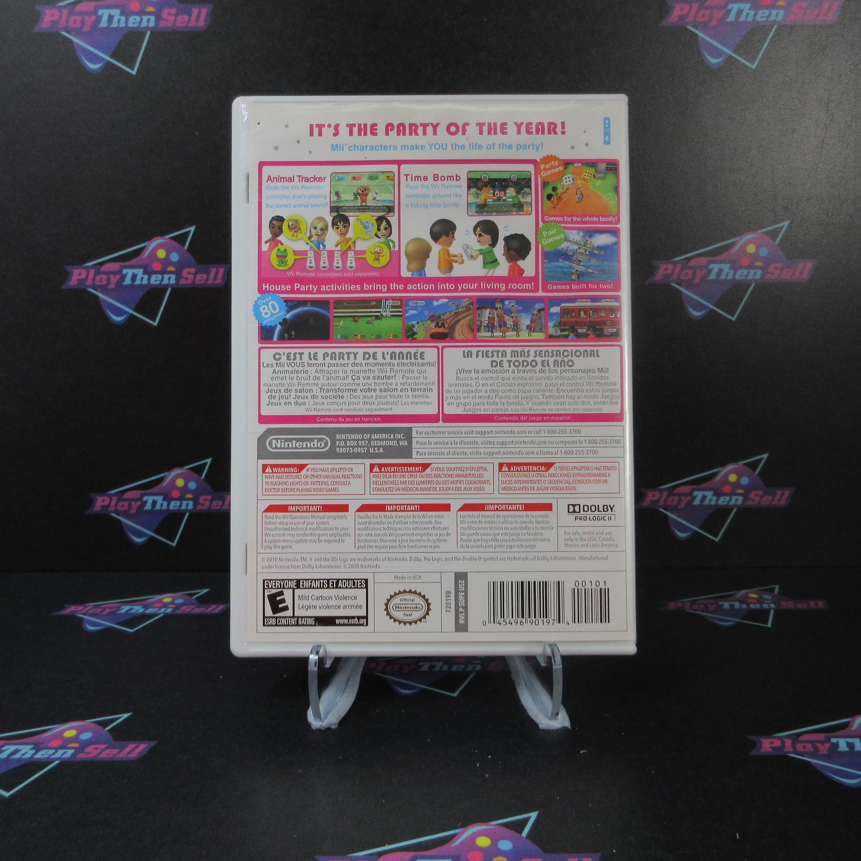 Wii Party Nintendo Wii AD Complete CIB - Very Good