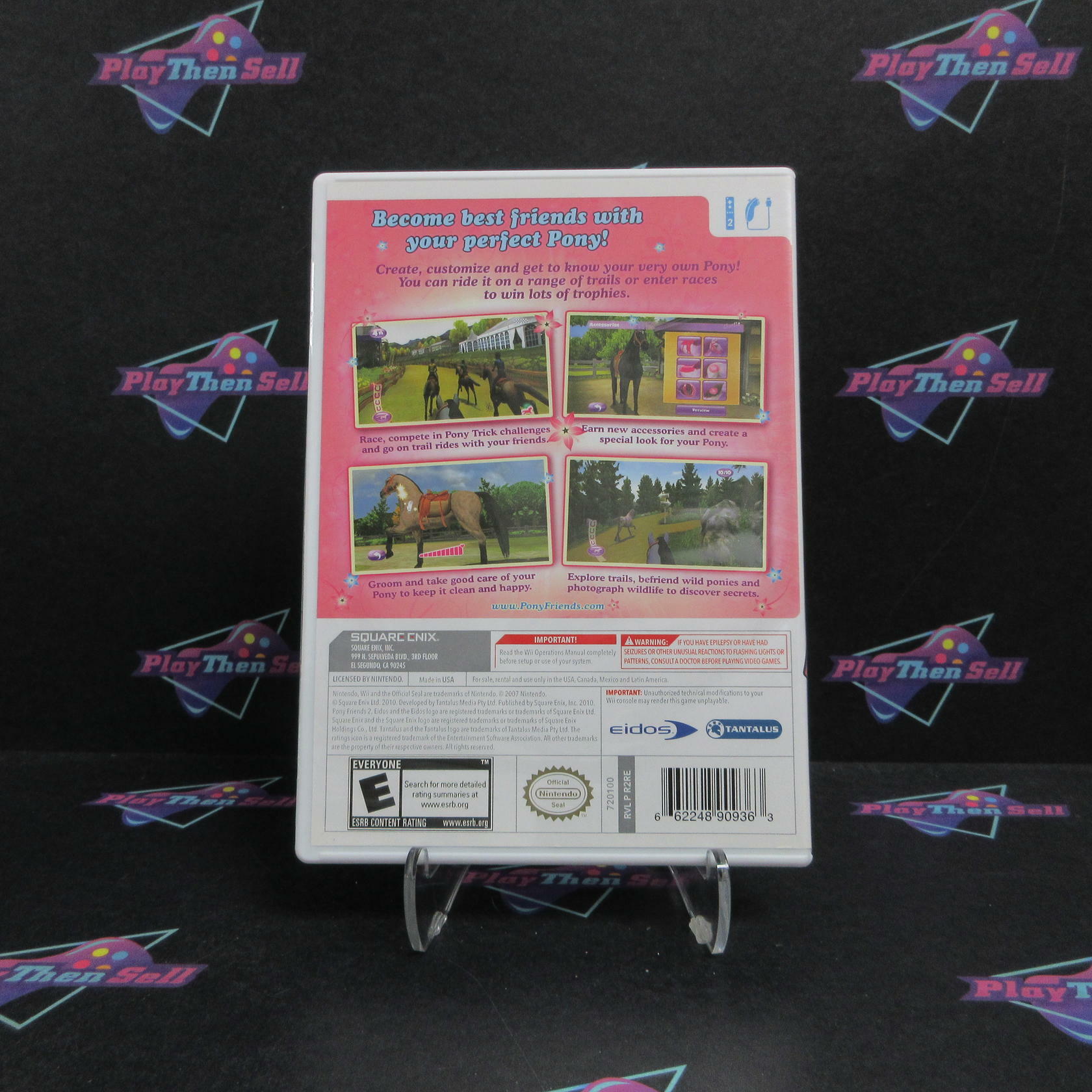 Pony Friends 2 Nintendo Wii MD Complete CIB - Very Good
