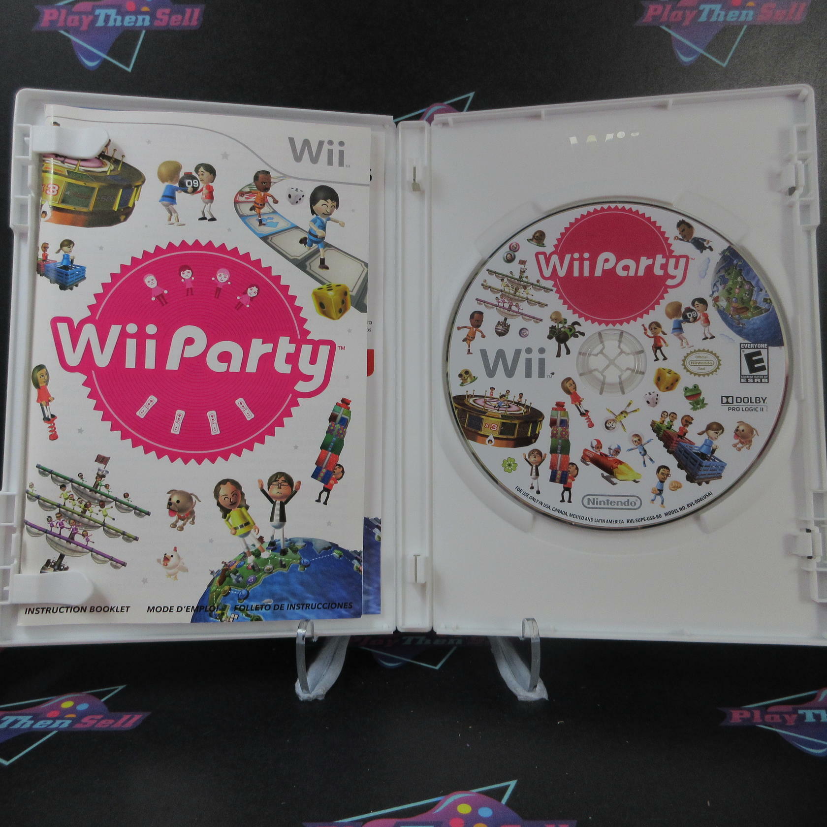 Wii Party Nintendo Wii AD Complete CIB - Very Good