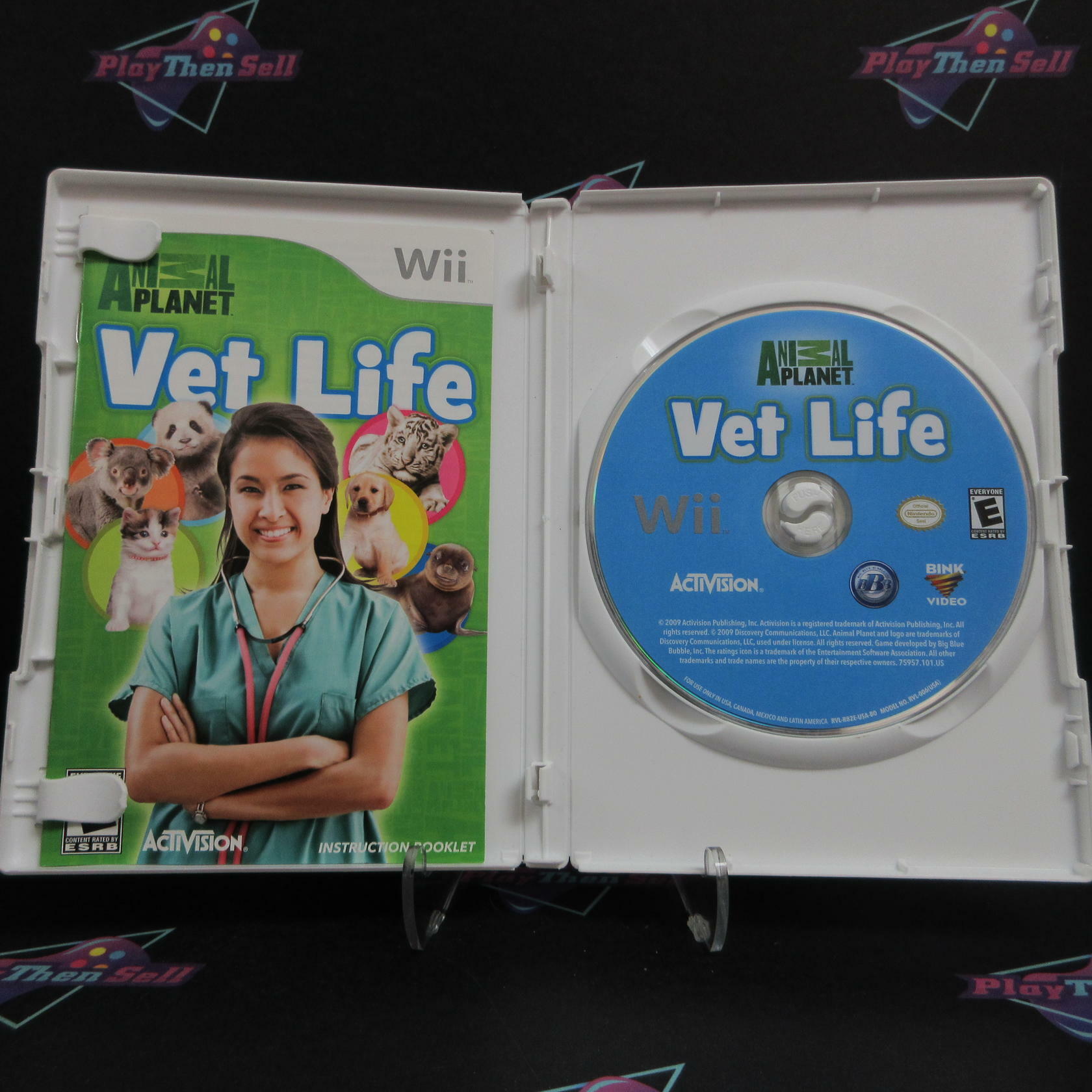 Animal Planet Vet Life Nintendo Wii AD Complete CIB - Very Good
