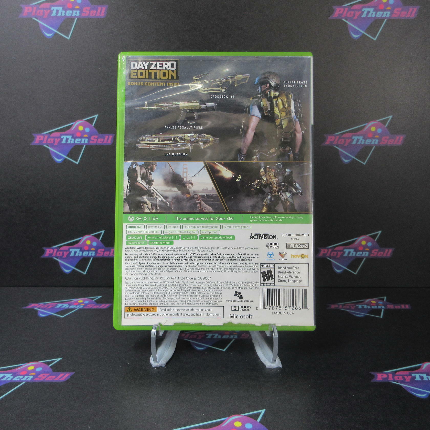 Call of Duty Advanced Warfare Day Zero Edition Xbox 360 AD/DD Complete - Very Good