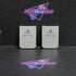 Refurbished 2pk OEM Sony PlayStation PS1 Memory Cards SCPH-1020 Gray - Refurbished