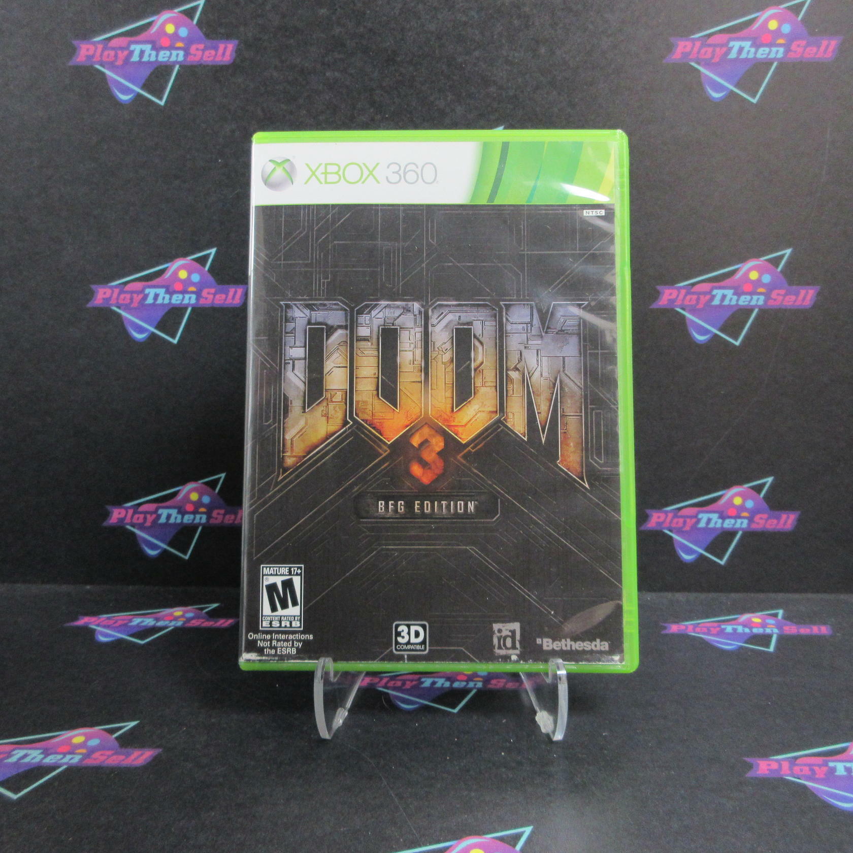 Doom 3 BFG Edition Xbox 360 AD Complete CIB - Very Good
