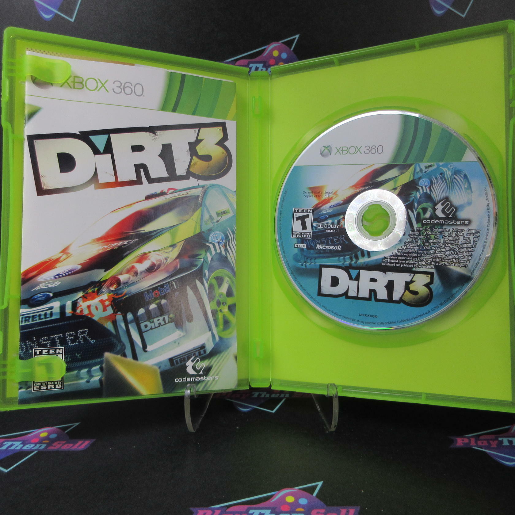 Dirt 3 - Xbox 360 AD Complete CIB - Very Good