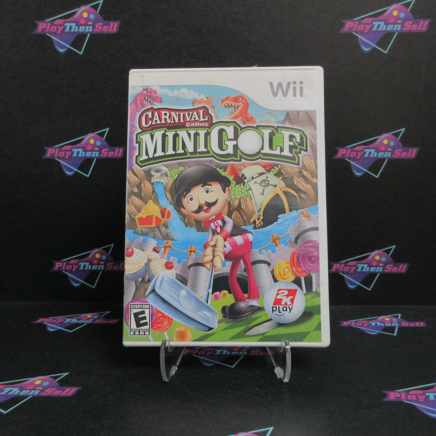 Carnival Games MiniGolf Nintendo Wii AD Complete CIB - Very Good