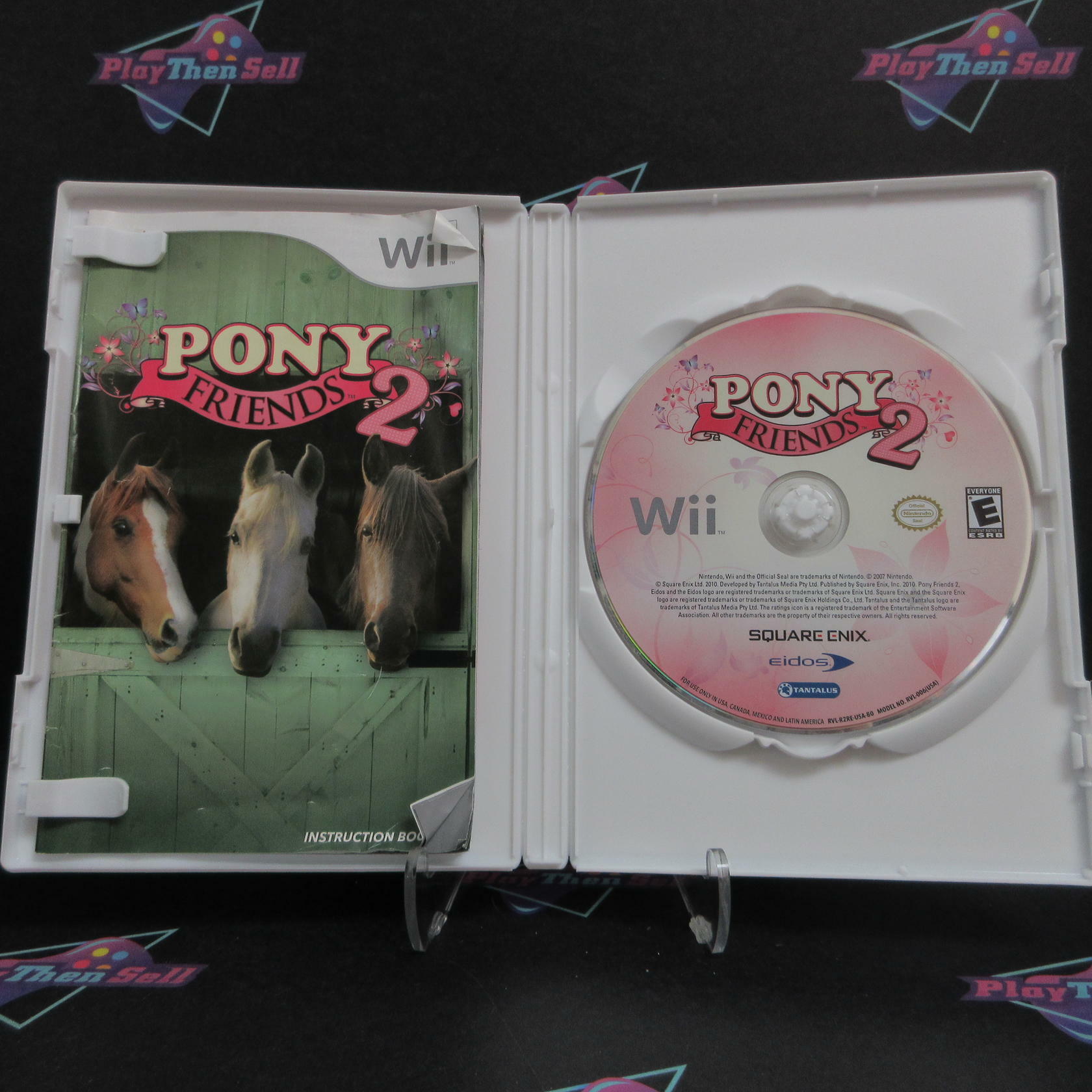 Pony Friends 2 Nintendo Wii MD Complete CIB - Very Good