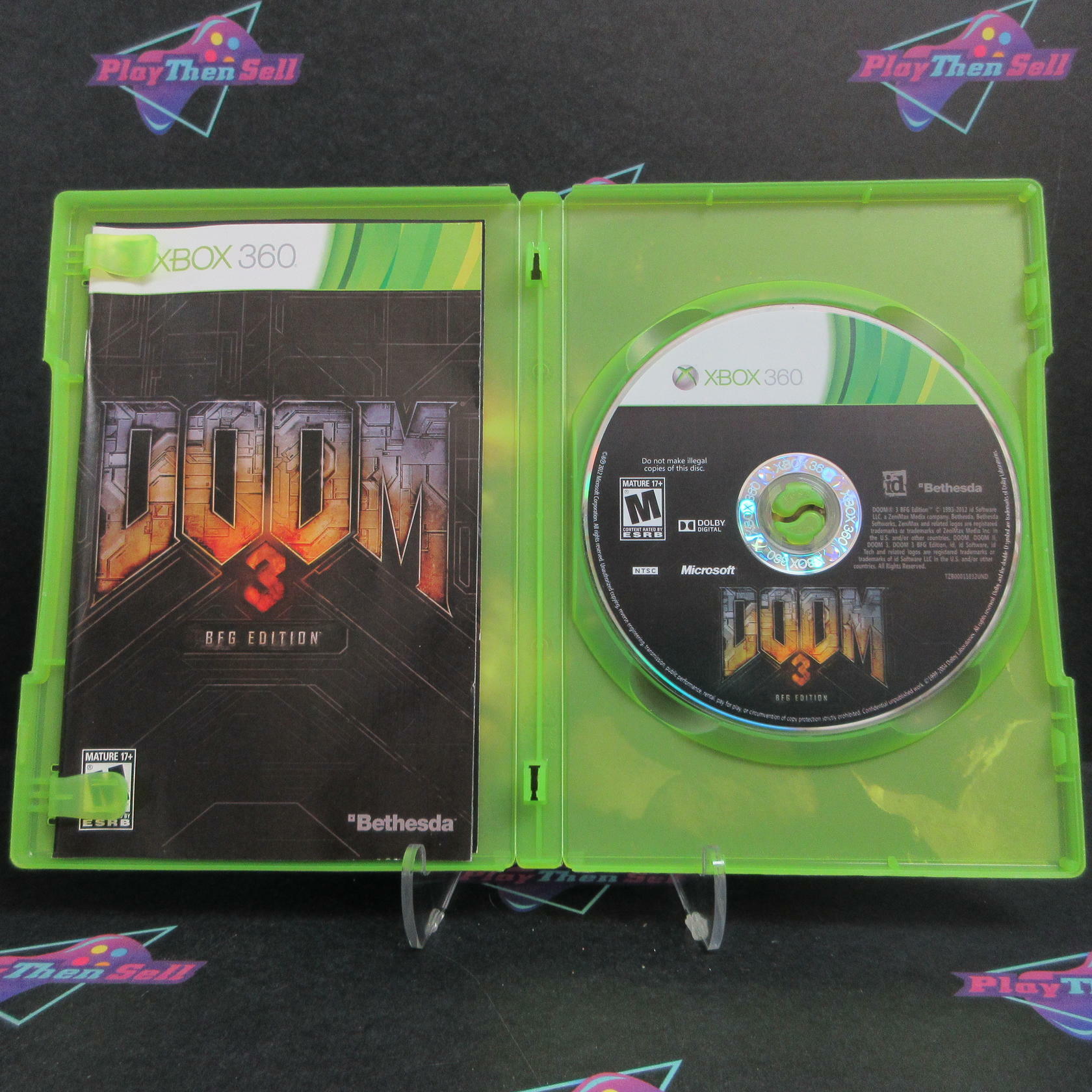 Doom 3 BFG Edition Xbox 360 AD Complete CIB - Very Good