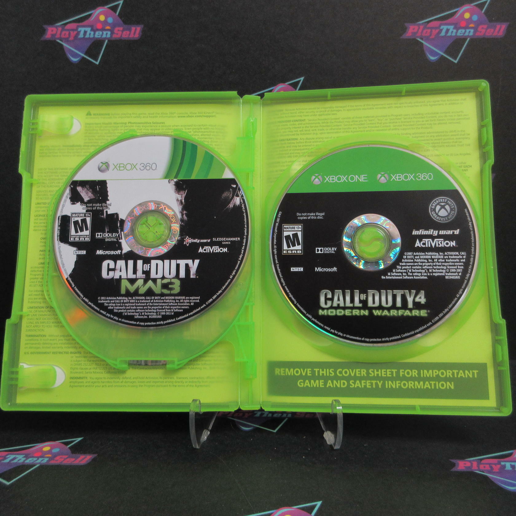 Call Of Duty Modern Warfare Trilogy Xbox 360 / Xbox One AD Complete CIB - Very Good