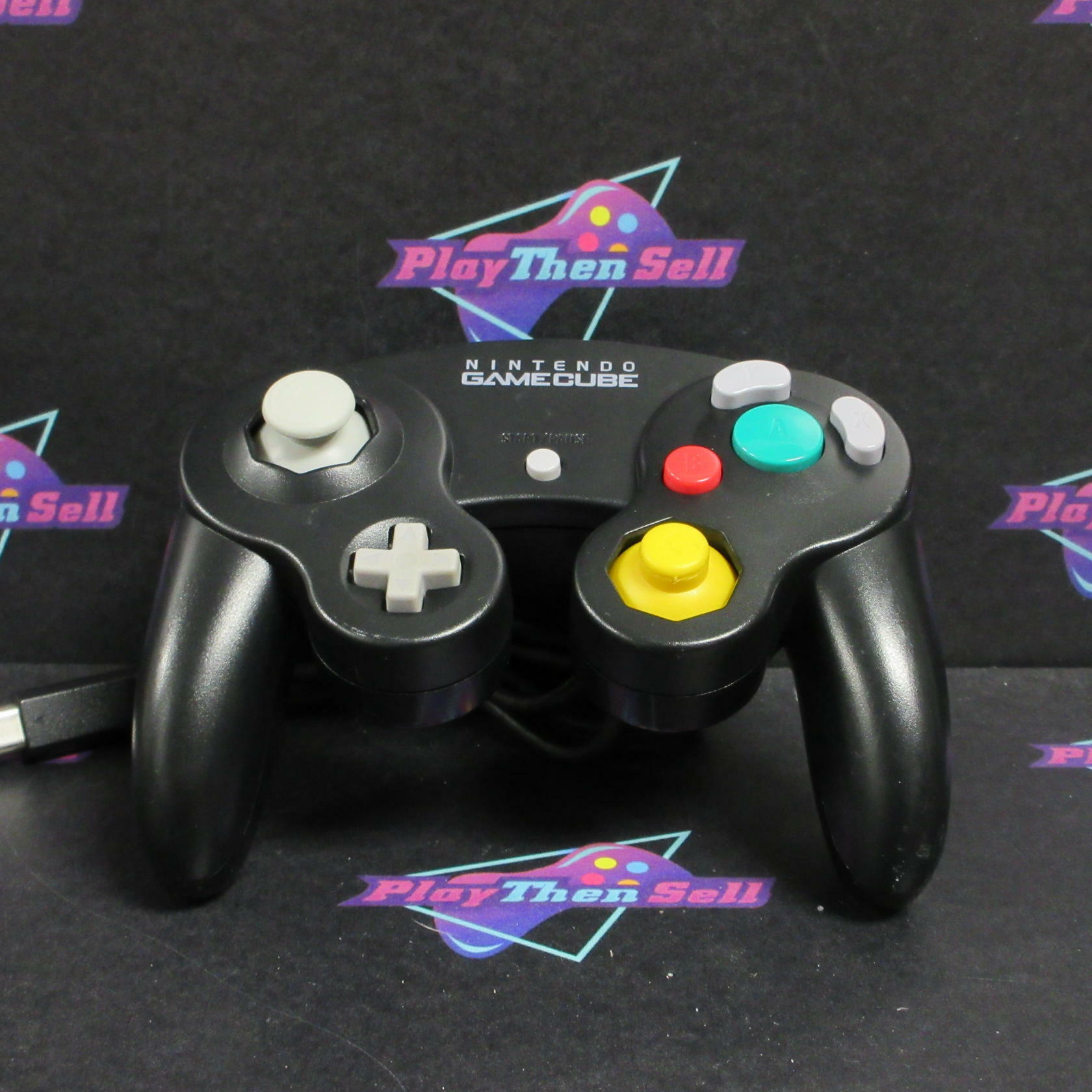 Refurbished - Nintendo GameCube Console Black + OEM Controller - Very Good - Refurbished