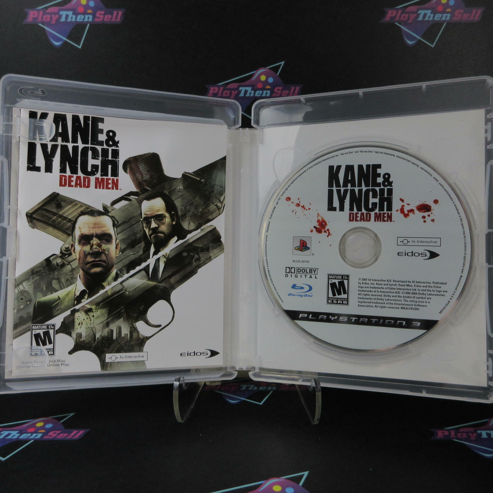 Kane & Lynch Dead Men PS3 PlayStation 3 Complete - Excellent