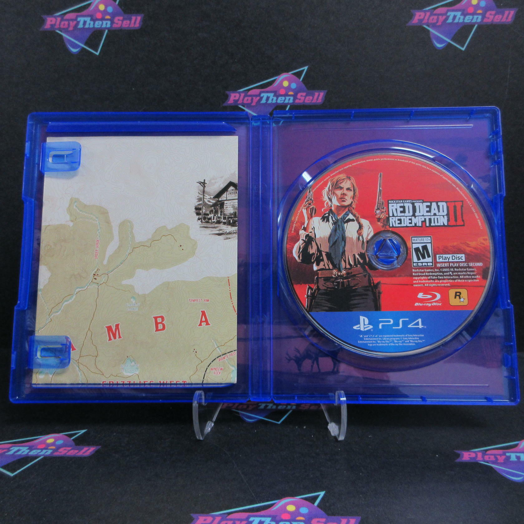 Red Dead Redemption 2 Special Edition PS4 PlayStation 4 +Sleeve/Map - Excellent