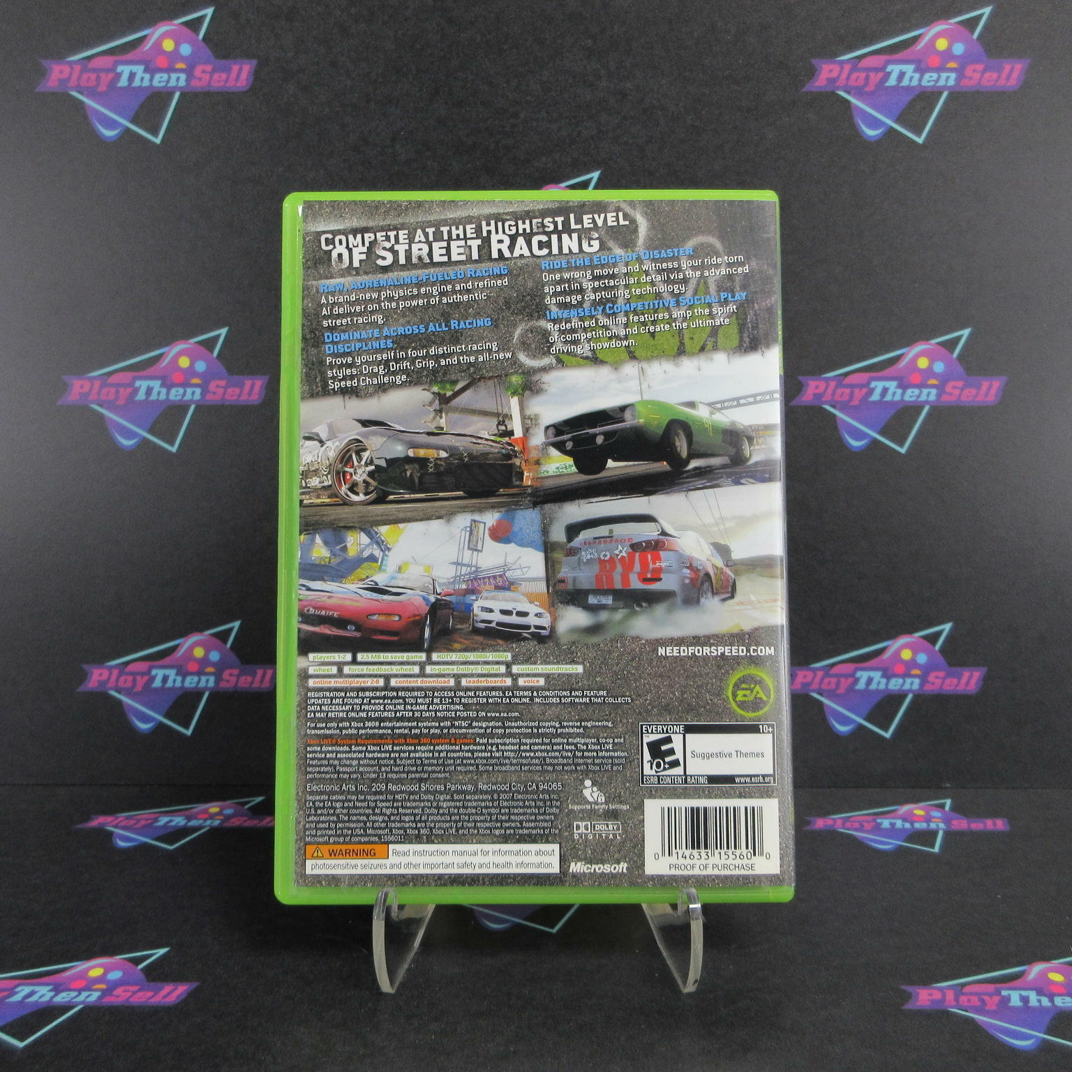 Need for Speed Prostreet Xbox 360 Complete - Excellent