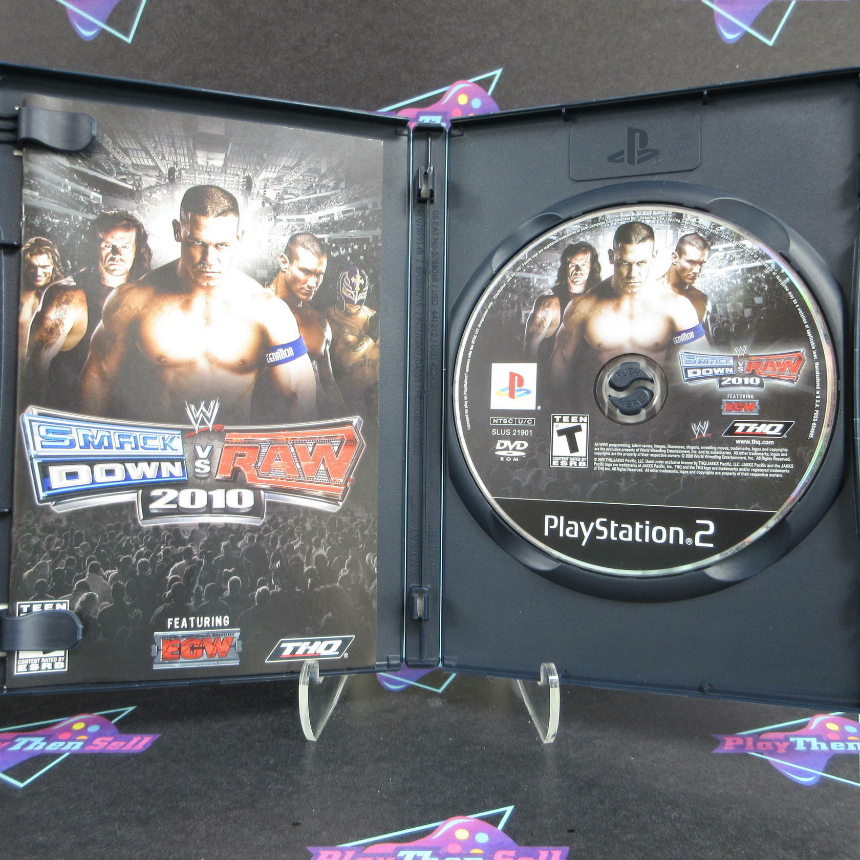 WWE SmackDown vs. Raw 2010 PS2 PlayStation 2 Complete - Excellent
