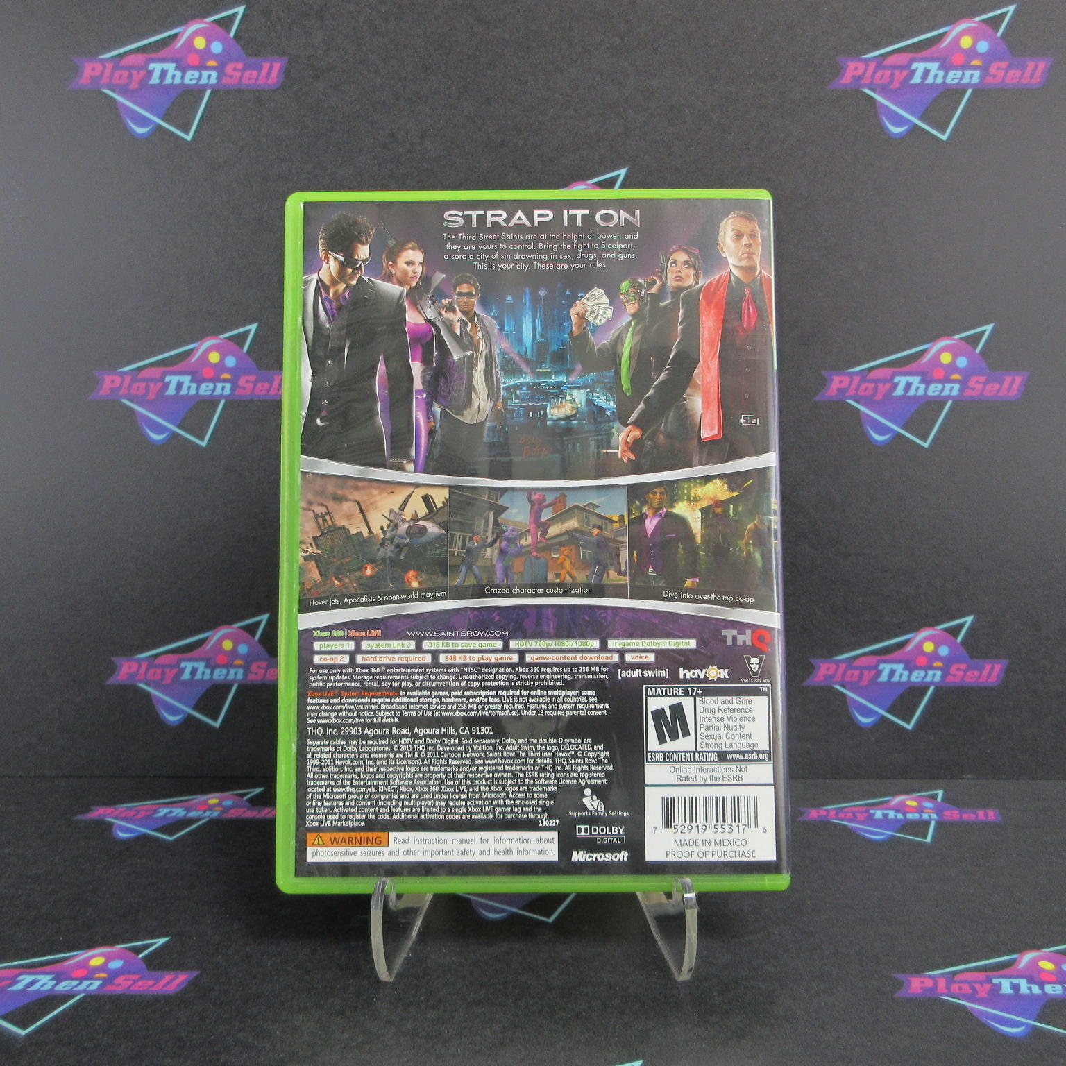 Saints Row The Third Xbox 360 Complete - Excellent