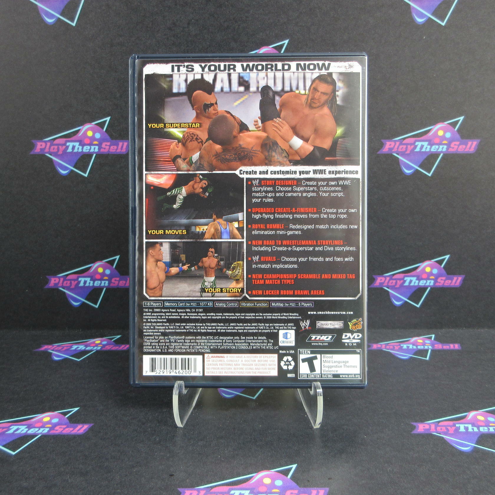 WWE SmackDown vs. Raw 2010 PS2 PlayStation 2 Complete - Excellent