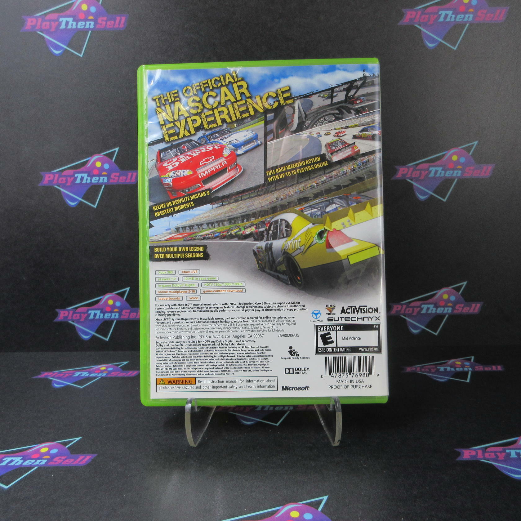 NASCAR The Game Inside Line Xbox 360 Complete - Excellent