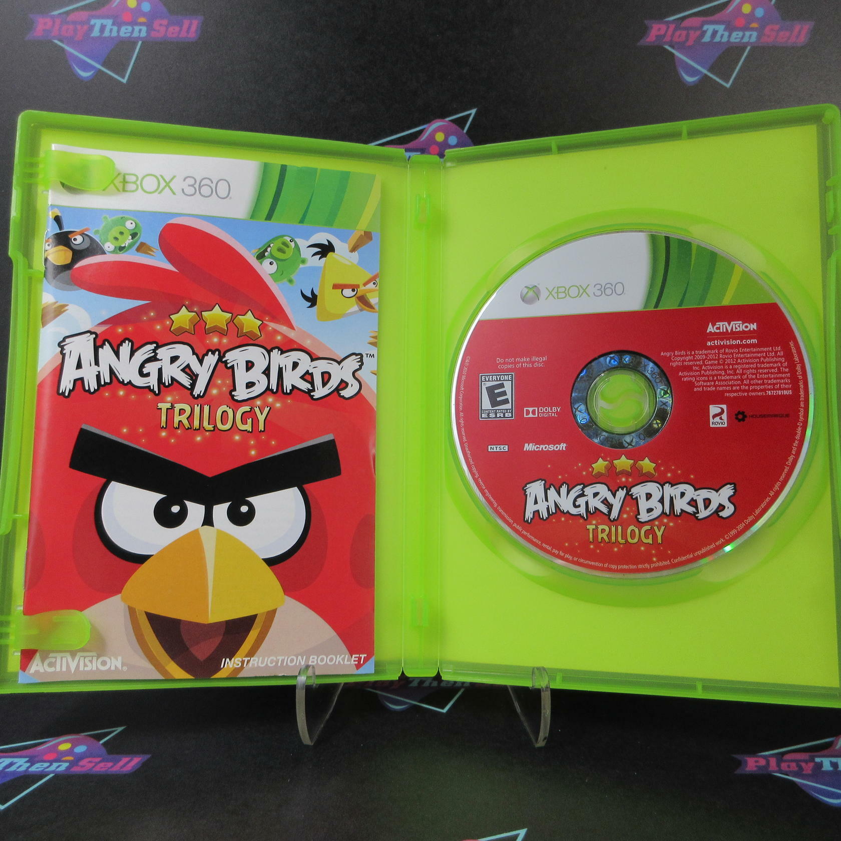 Angry Birds Trilogy Microsoft Xbox 360 Complete - Excellent