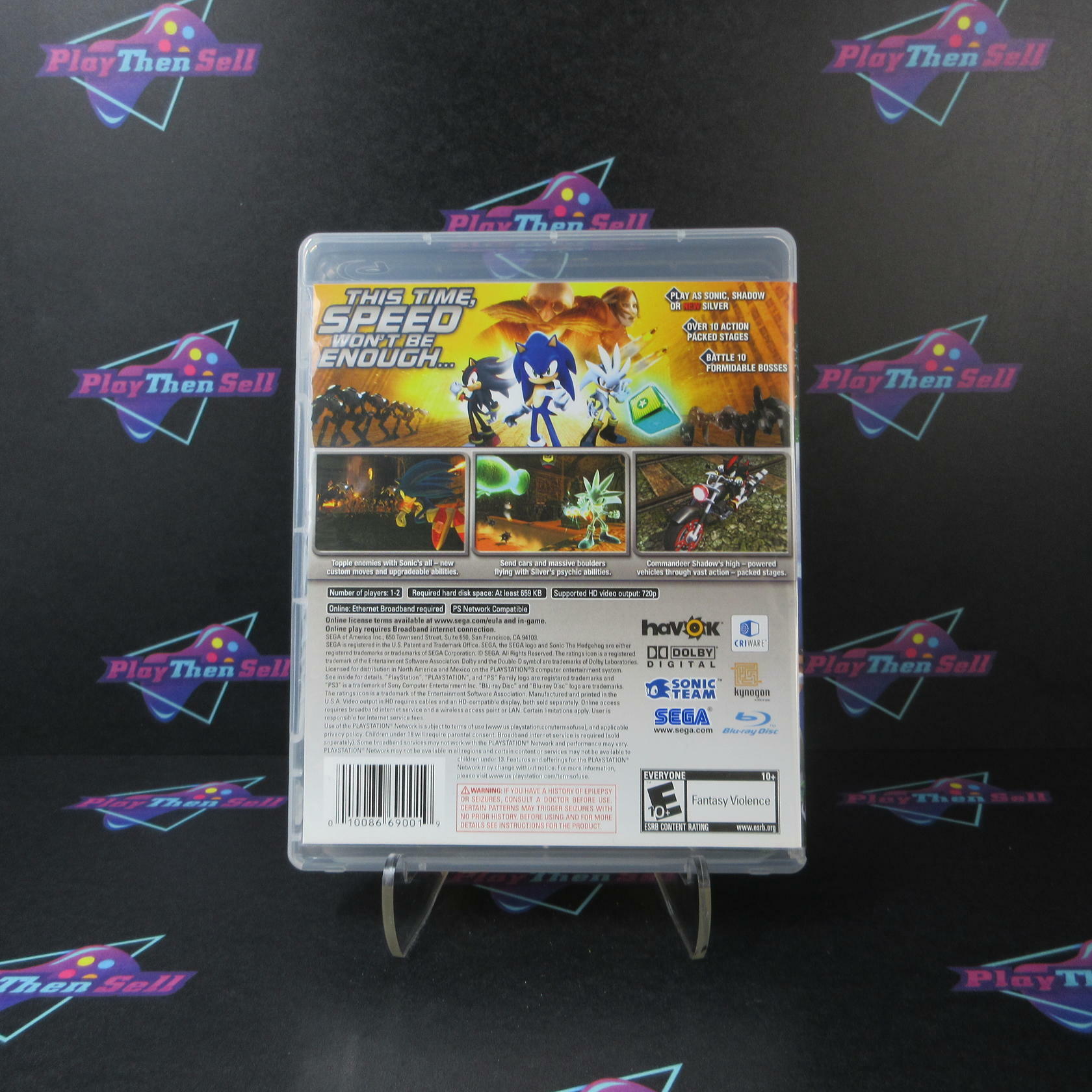 Sonic the Hedgehog PS3 PlayStation 3 Complete - Excellent