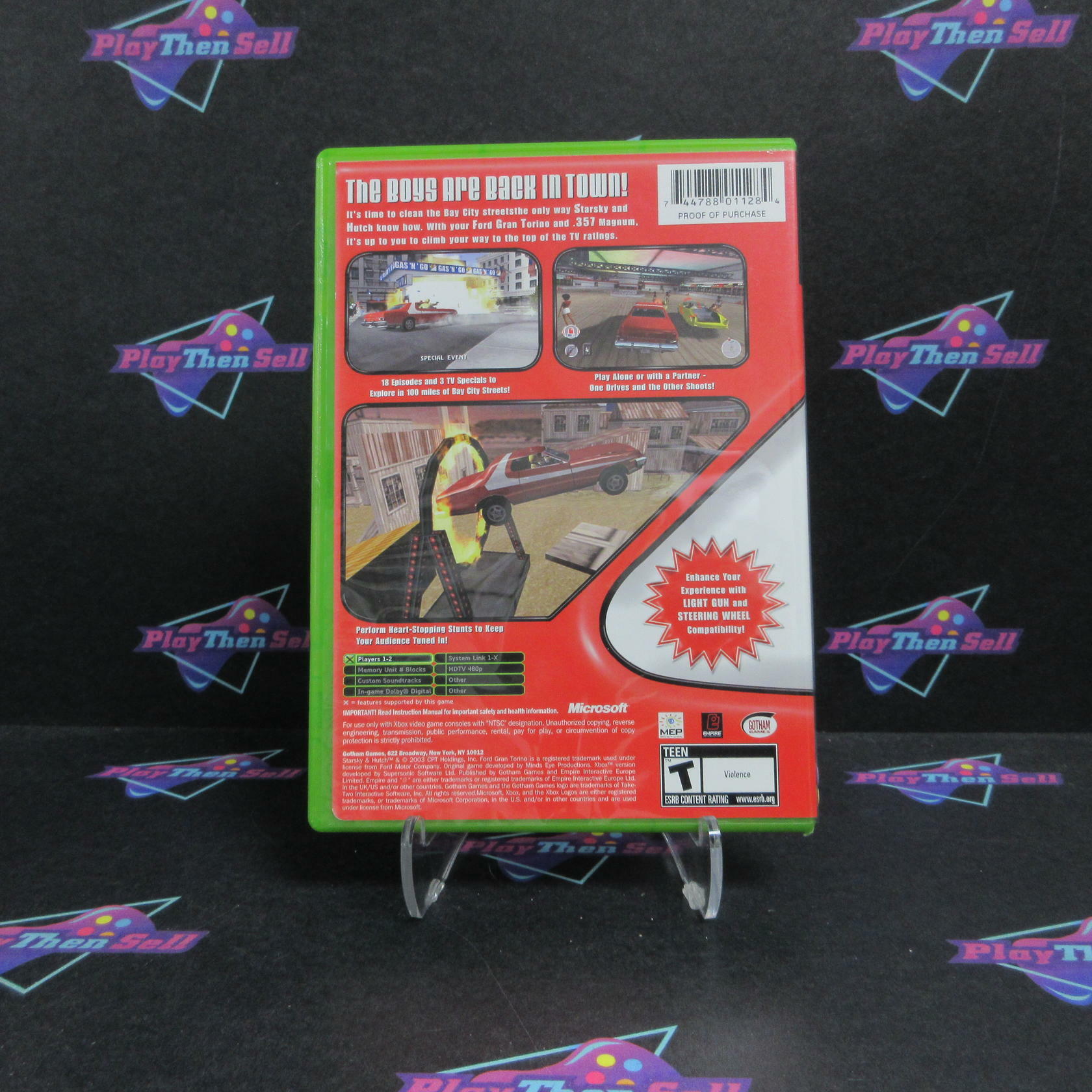 Starsky & Hutch Xbox + Reg Card Complete - Excellent