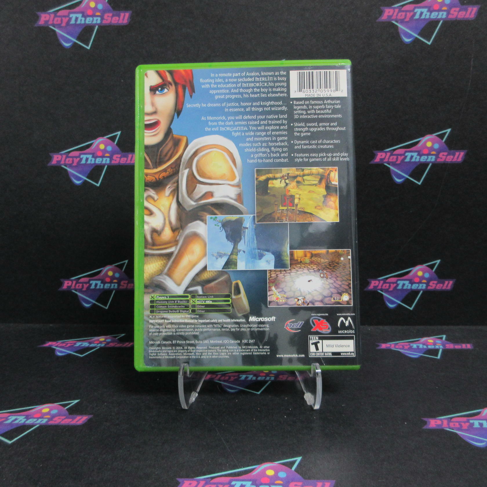 Knights Apprentice Memorick's Adventures Xbox Complete - Refurbished