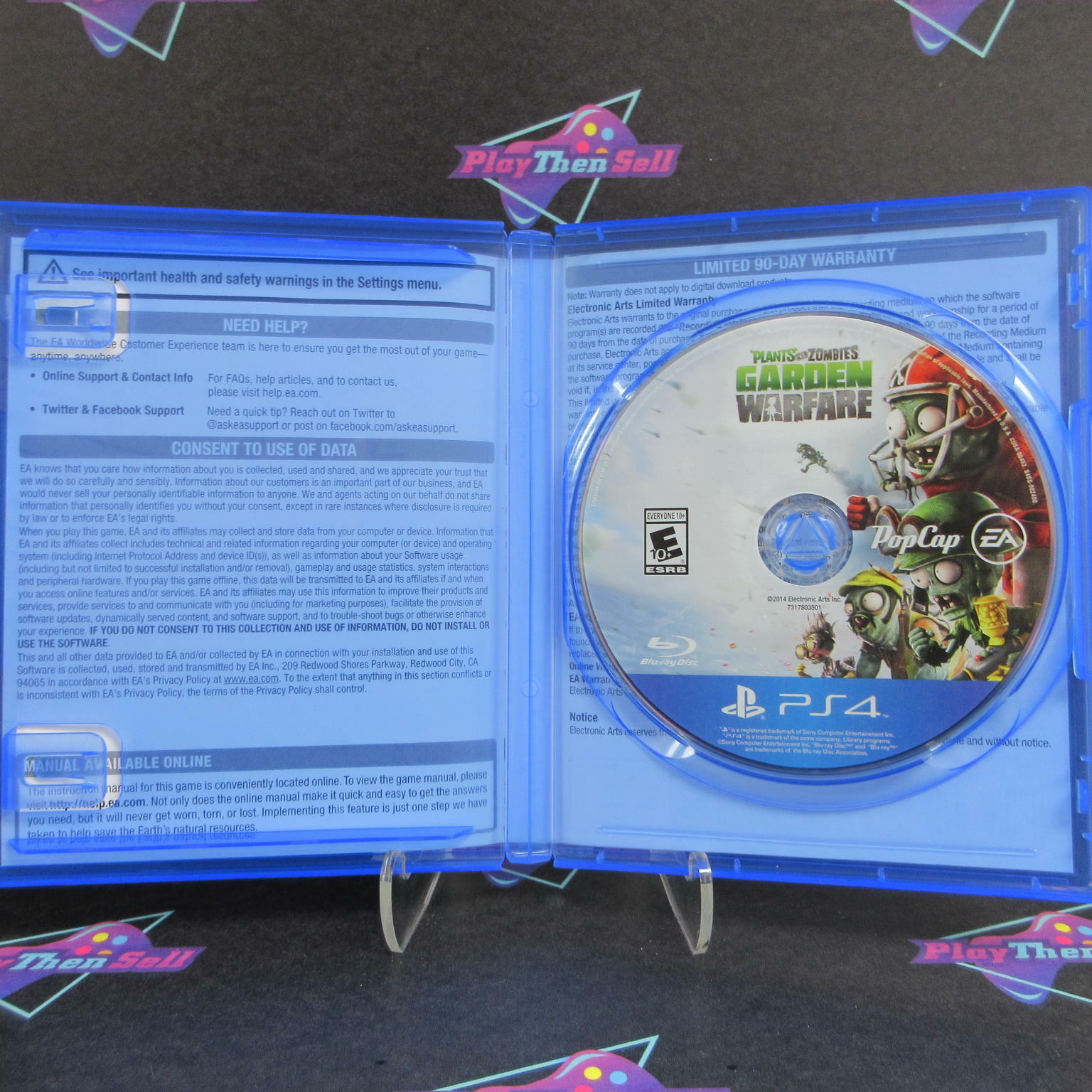 Plants vs Zombies Garden Warfare PS4 PlayStation 4 Complete - Excellent