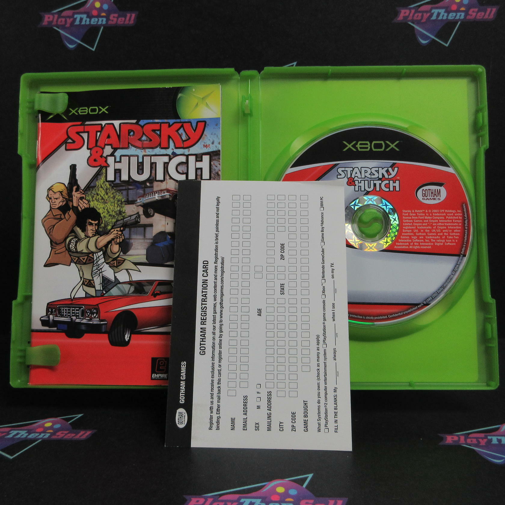 Starsky & Hutch Xbox + Reg Card Complete - Excellent