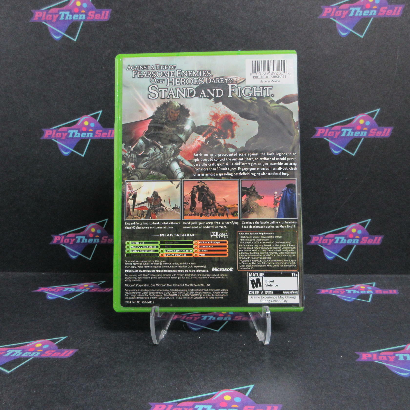 Kingdom Under Fire The Crusaders Xbox Complete - Refurbished