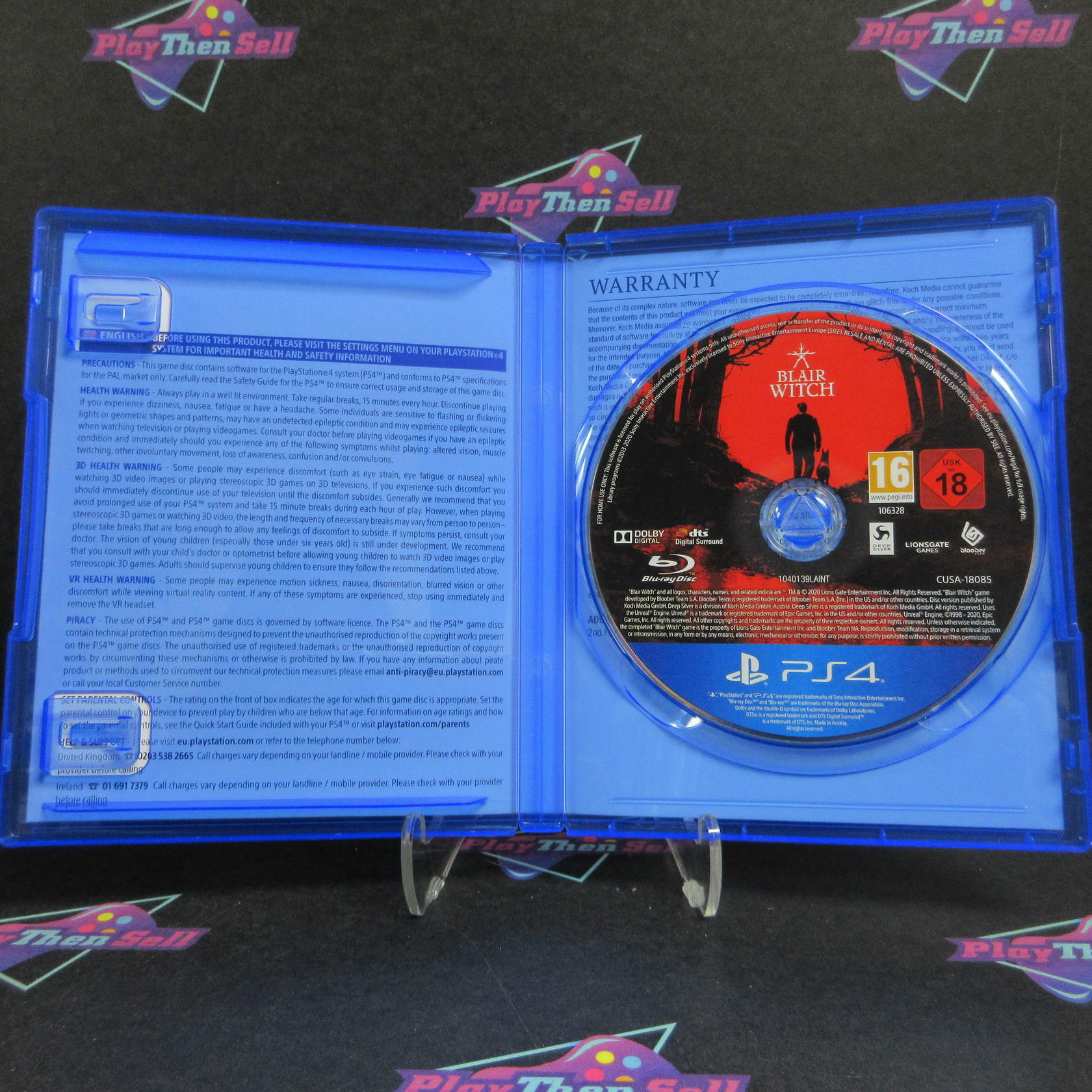 Blair Witch PS4 PlayStation 4 PAL Complete - Excellent