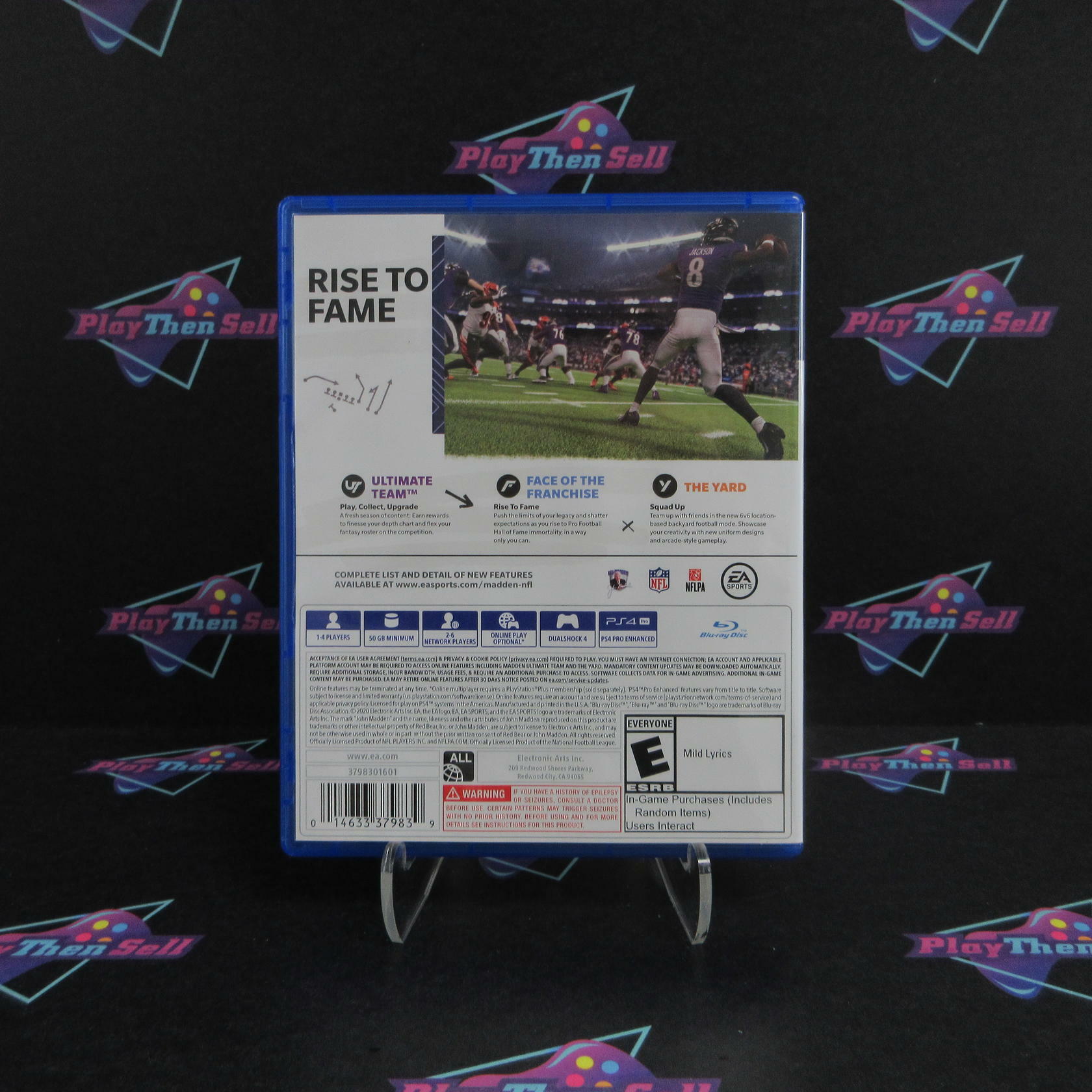 Madden NFL 21 PS4 PlayStation 4 Complete - Excellent