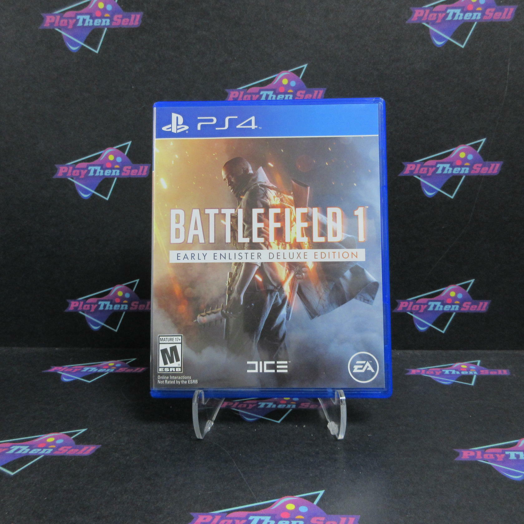 Battlefield 1 Early Enlister Deluxe Edition PS4 PlayStation 4 CIB - Excellent