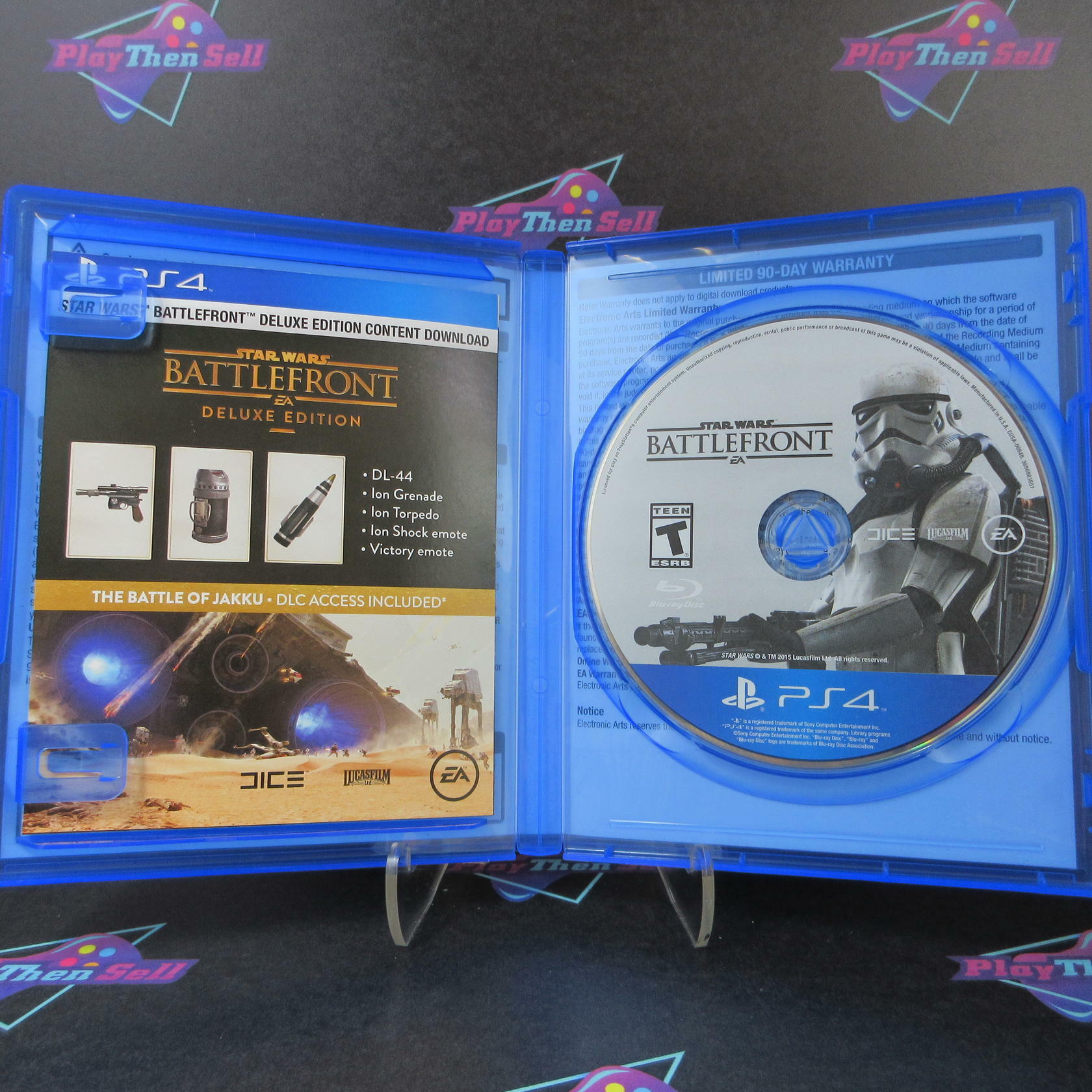 Star Wars Battlefront Deluxe Edition PS4 PlayStation 4 Complete - Excellent