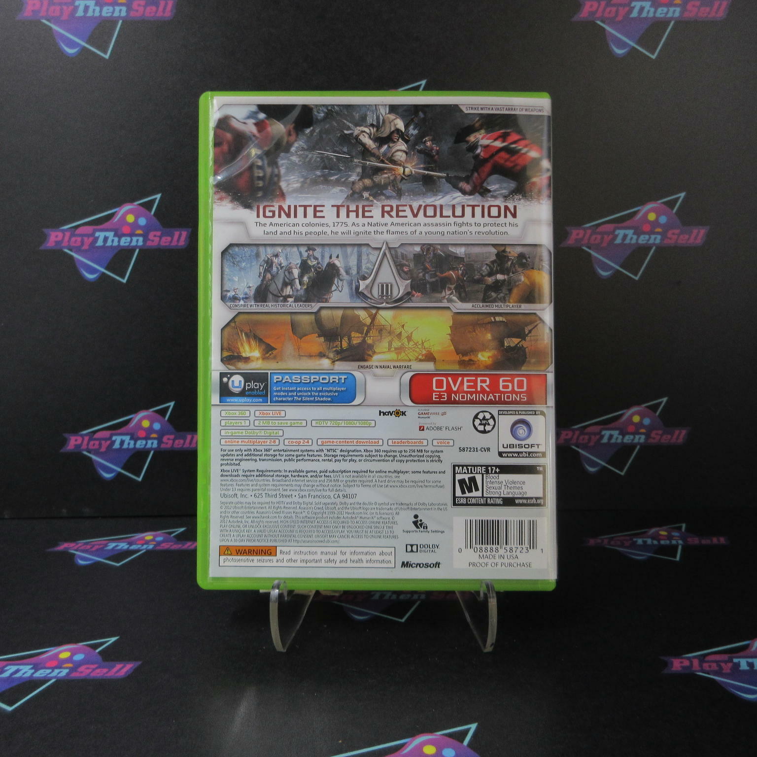 Assassin's Creed III Target Ed Xbox 360 - Like New
