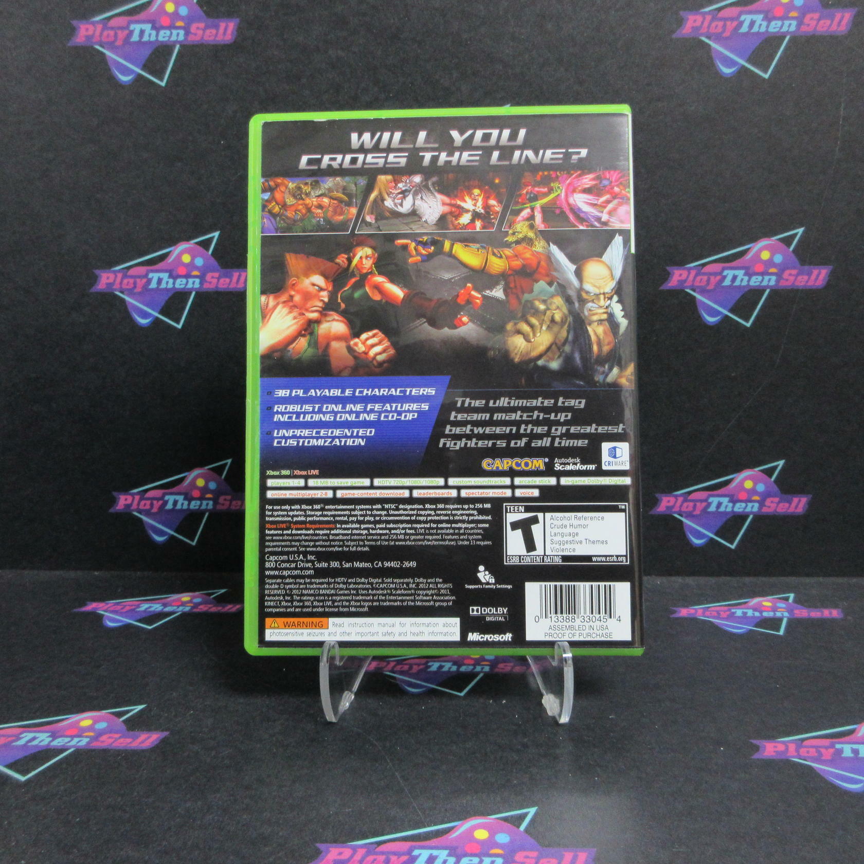 Street Fighter X Tekken Xbox 360 Complete - Excellent