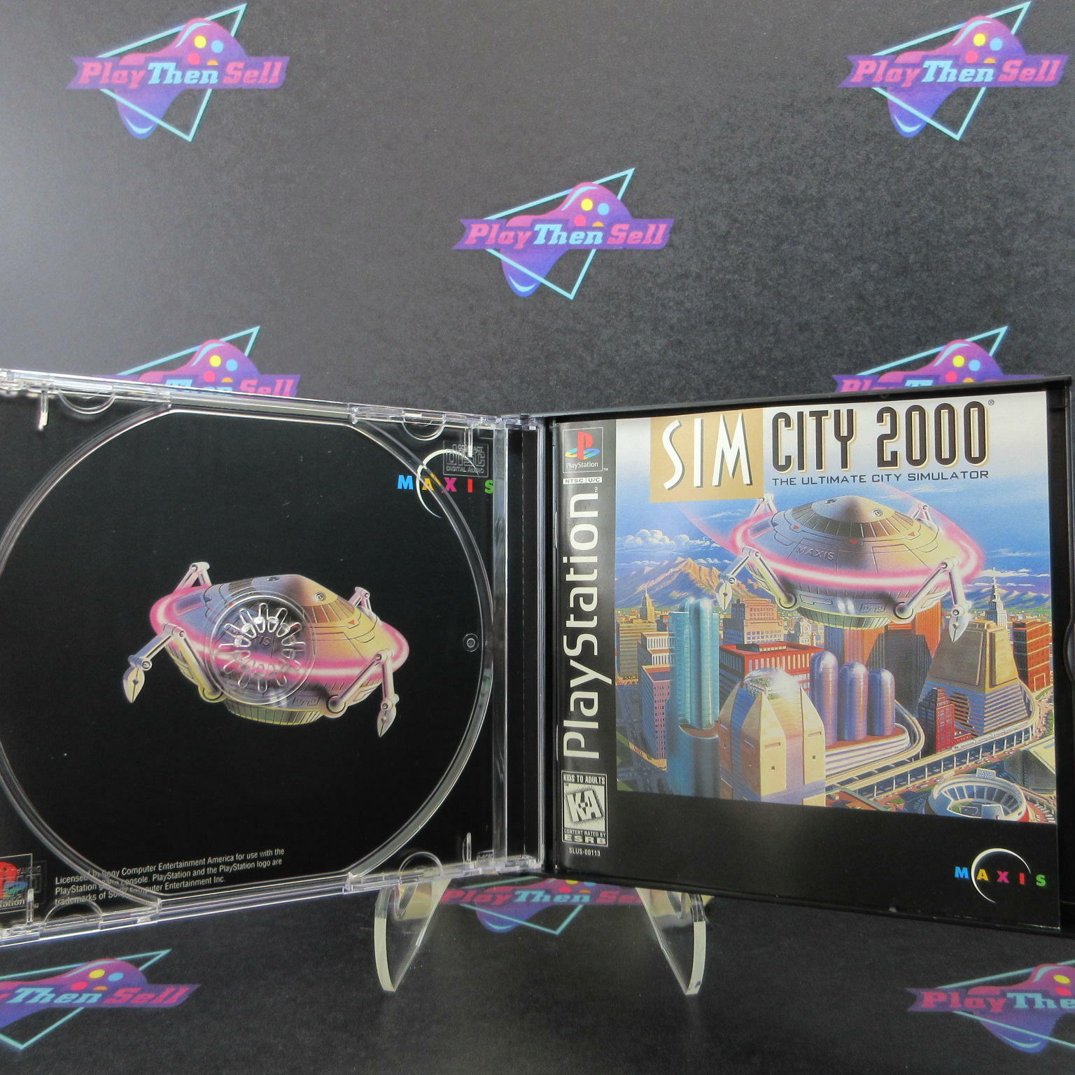 SimCity 2000 PS1 PlayStation 1 + Reg Card - Like New