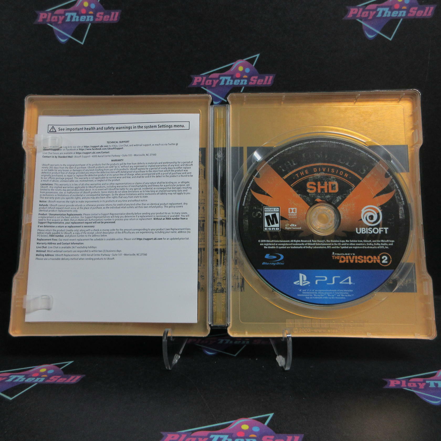 Tom Clancy's The Division 2 Gold Edition PS4 PlayStation 4 + Sleeve - Excellent